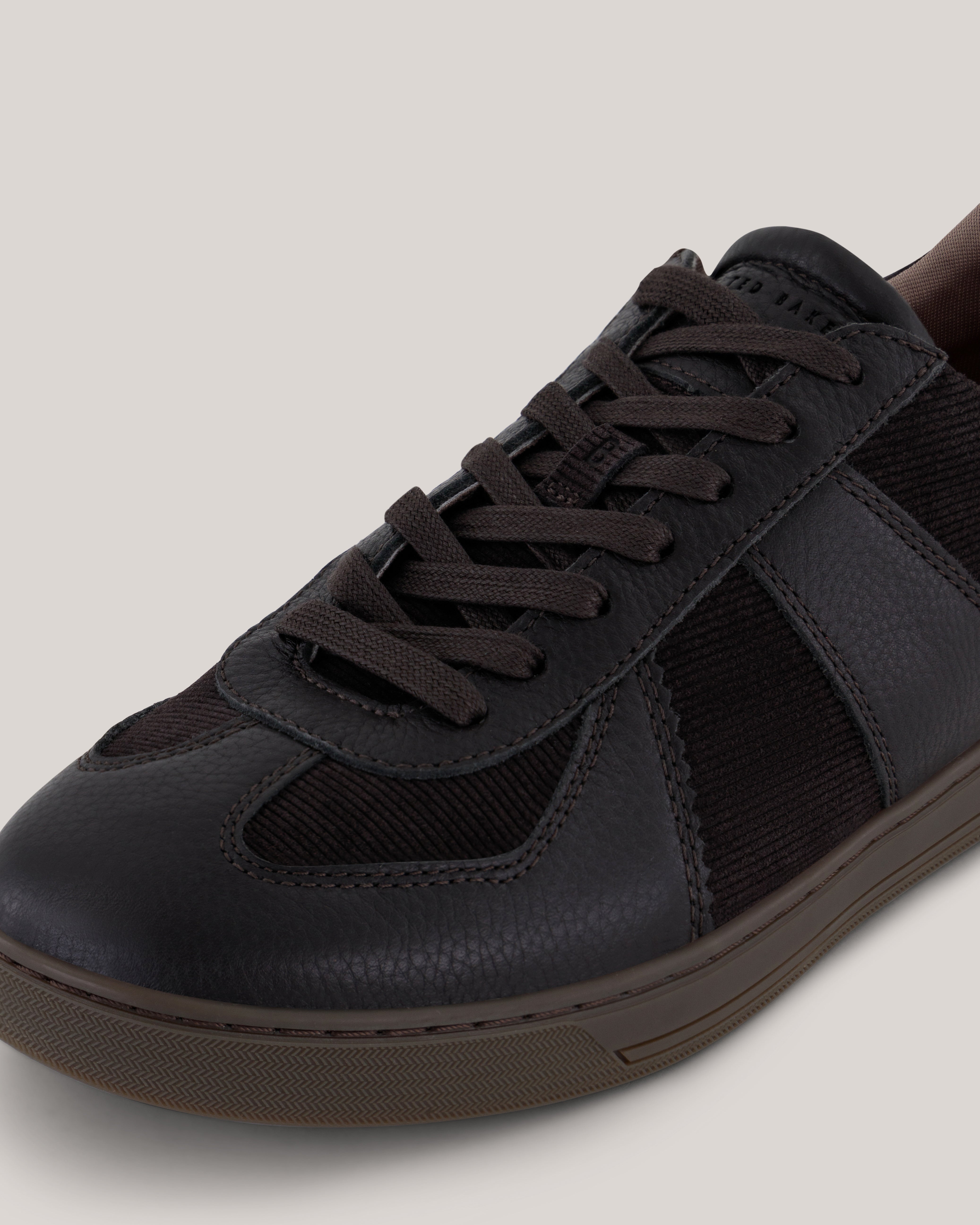Bishpwd Leather Sneaker Dk-Brown