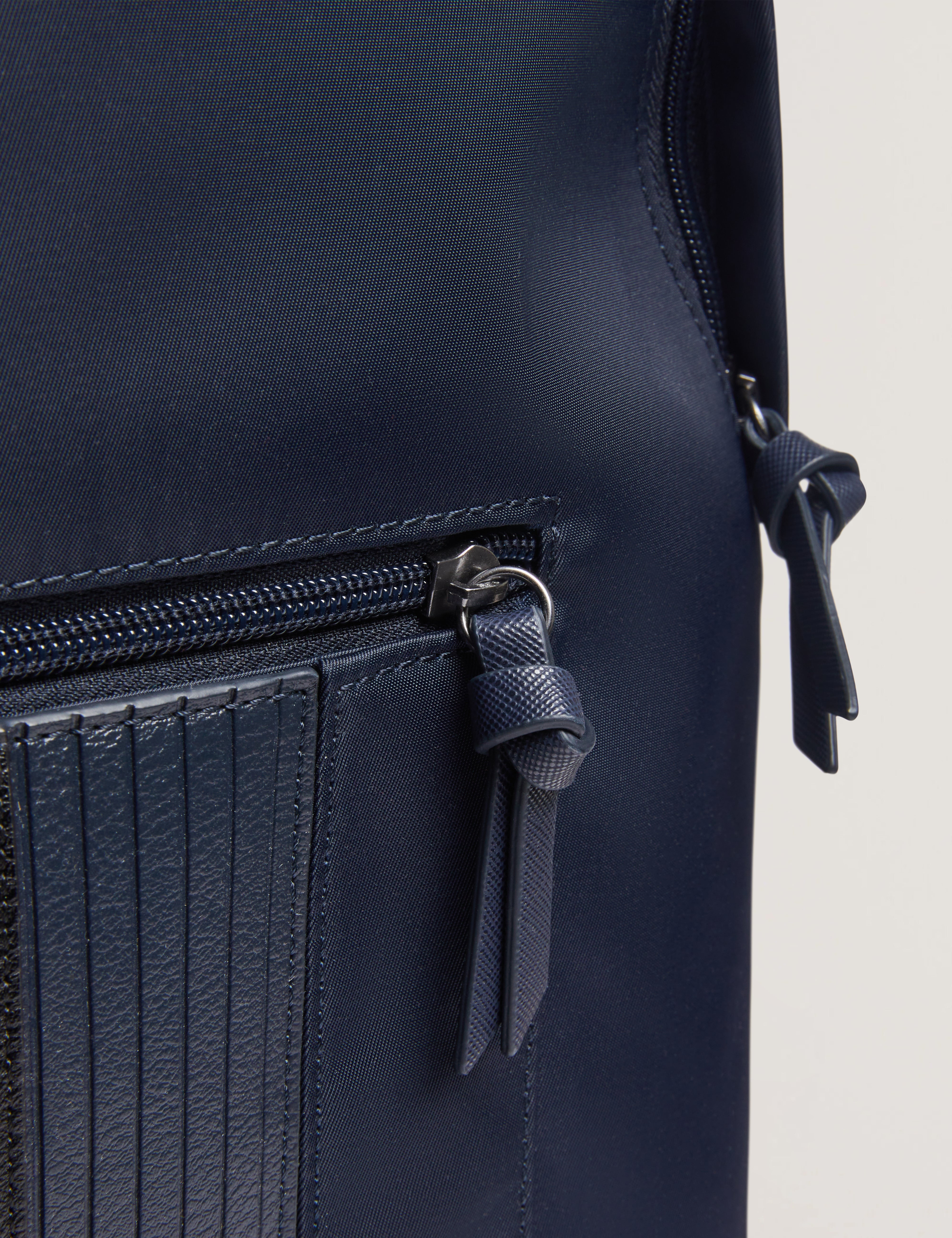 Rucken Core Twill Pu Striped Backpack Navy