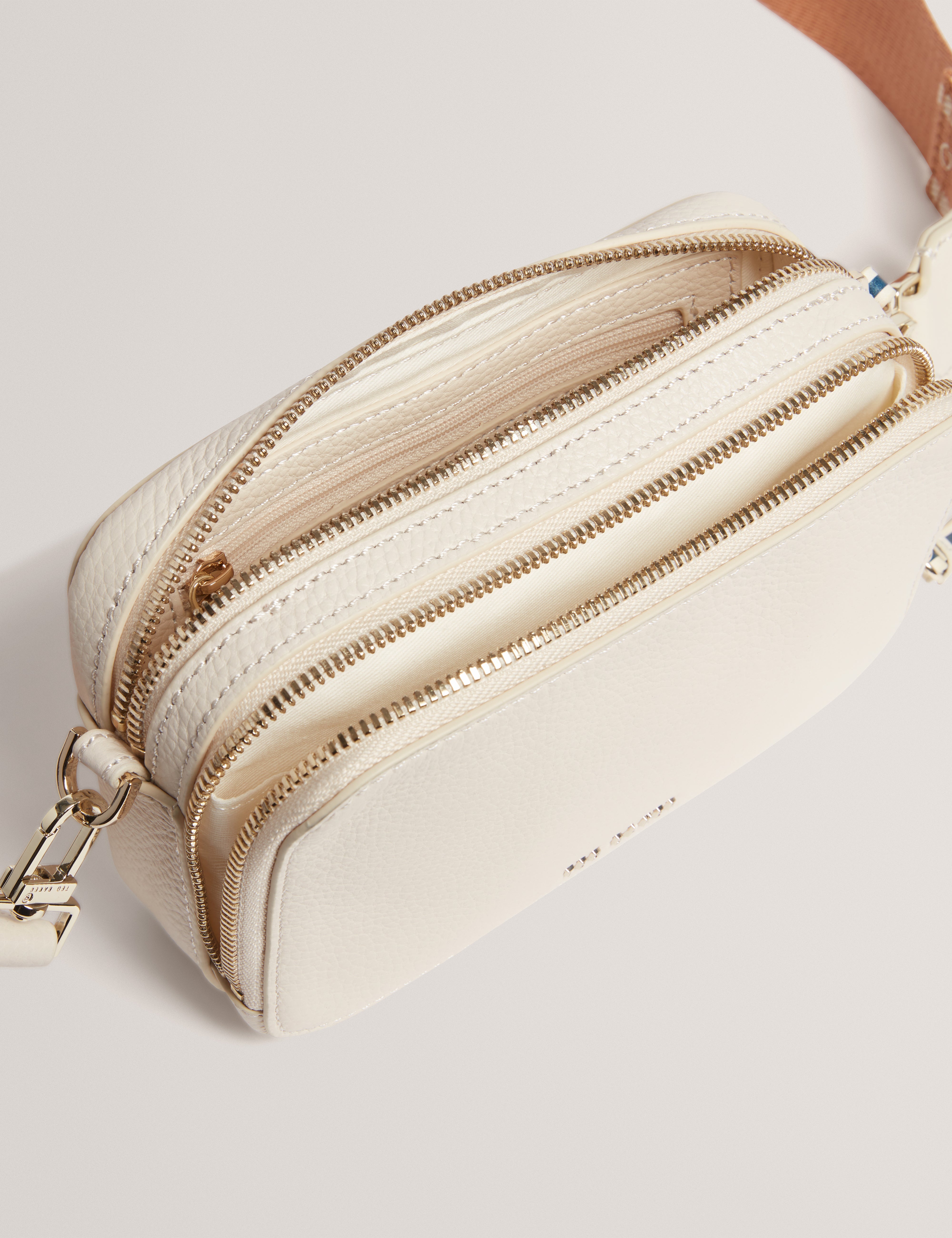 Stunna Mini Webbing Crossbody Bag Ecru