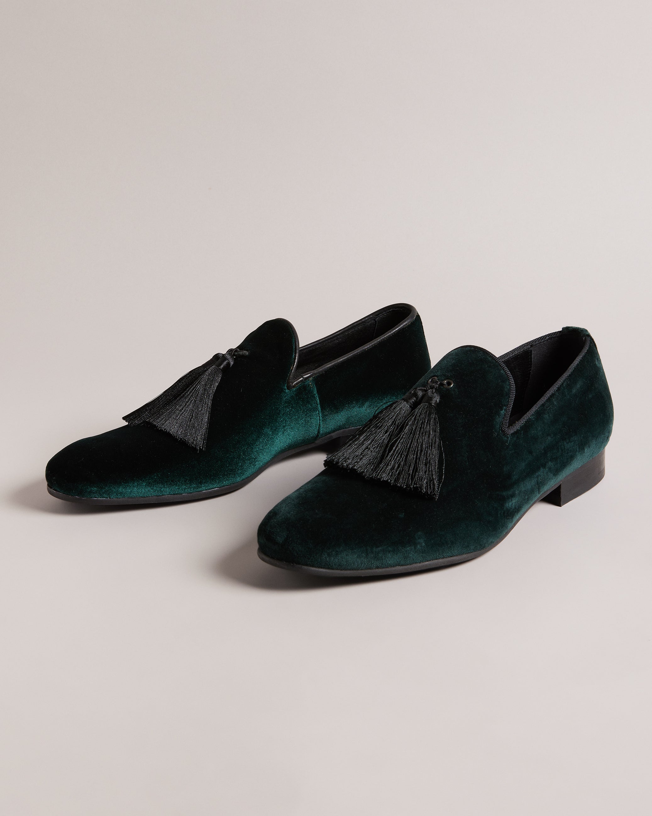 Black Velvet Ted Baker Men Loafers Buy Greysen Velvet Dress