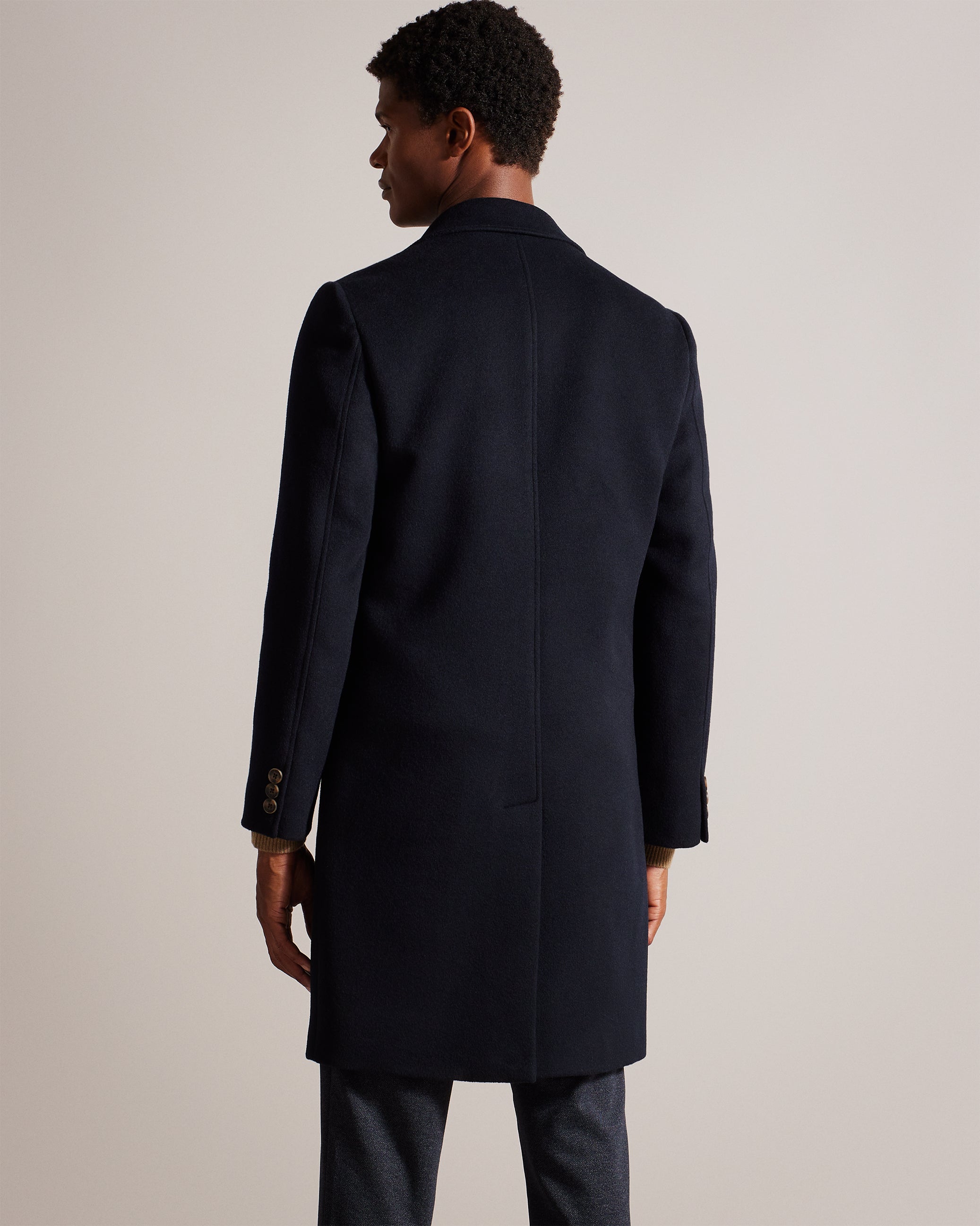 Wilding Wool Blend Peacoat Navy