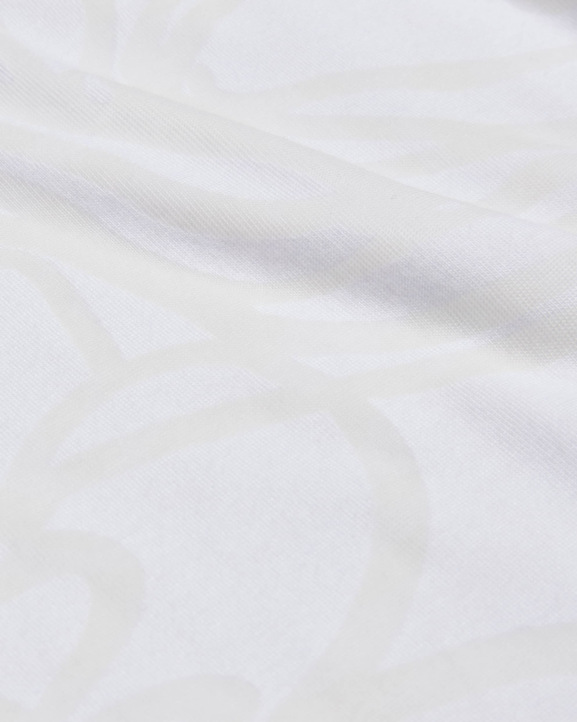 Iilaa Frill Sleeve Burnout Pattern Top White