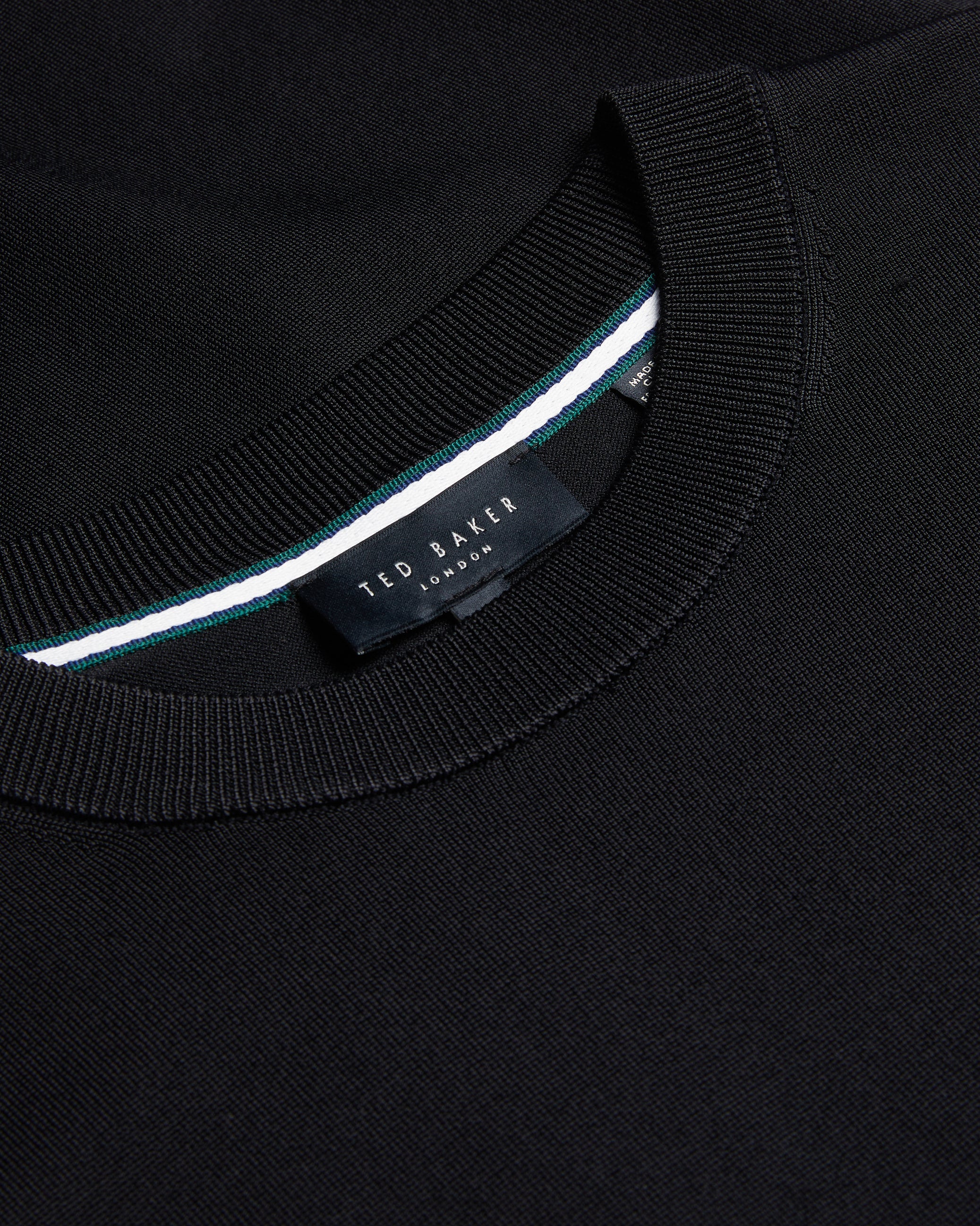 Reyon Short Sleeve Rayon T-Shirt Black