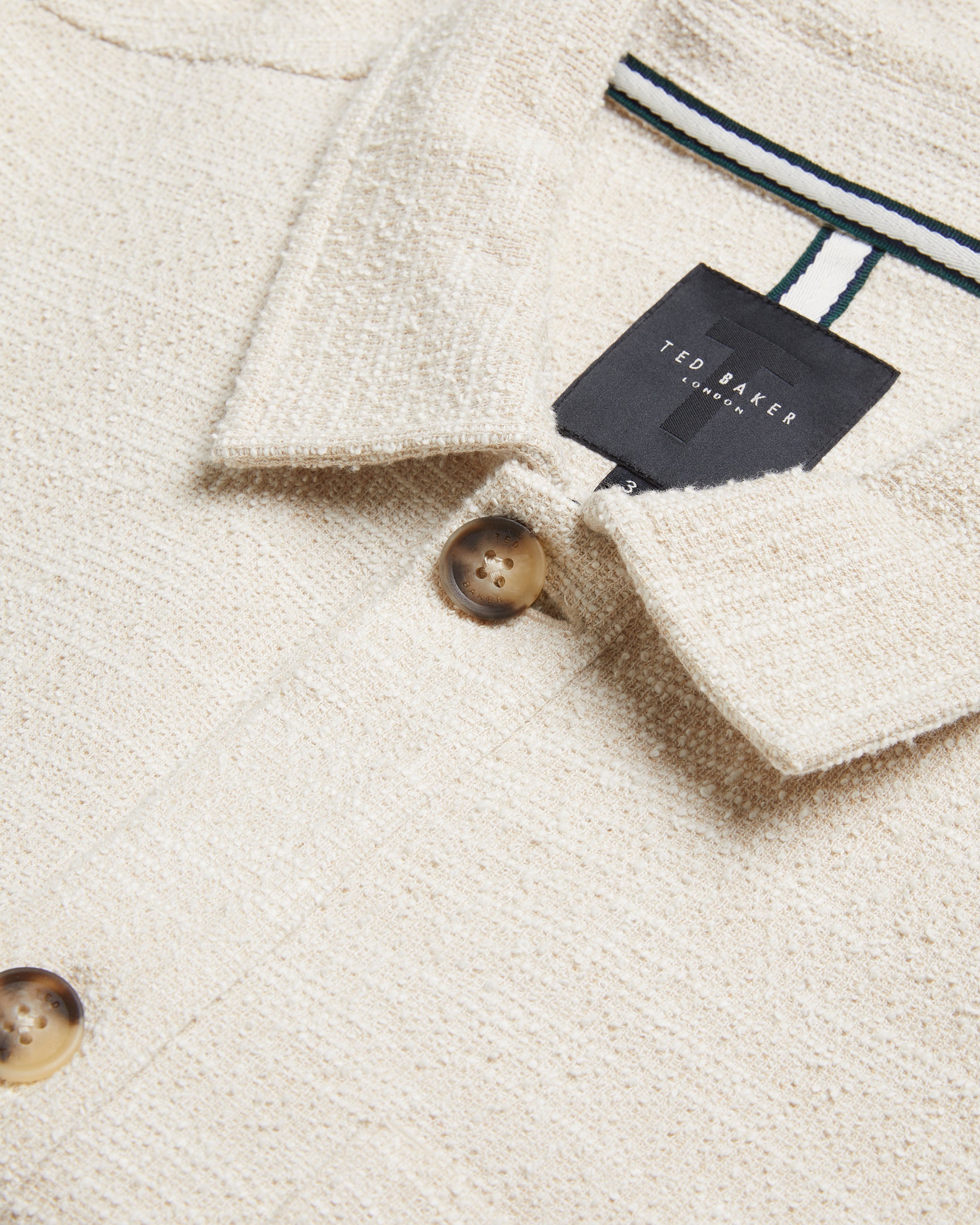 Hookly Long Sleeve Jersey Overshirt Natural