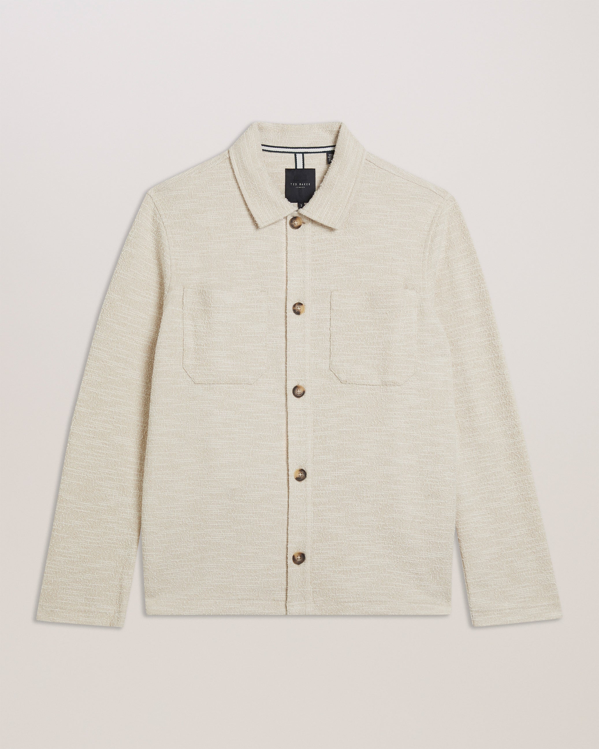 Hookly Long Sleeve Jersey Overshirt Natural