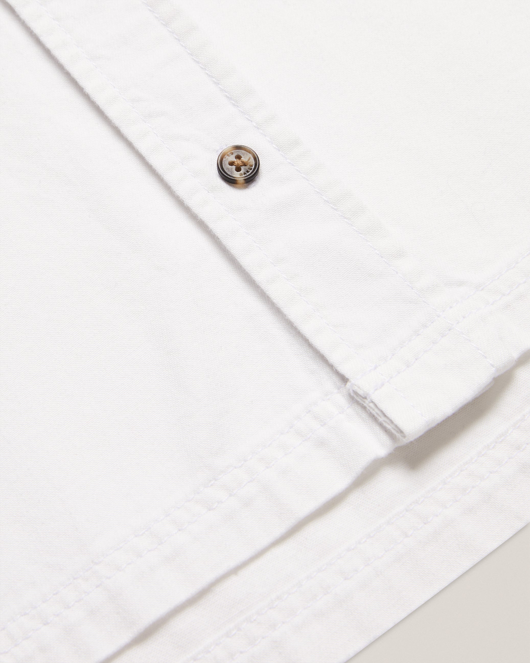 Veyles Short Sleeve Oversized Denim Shirt White