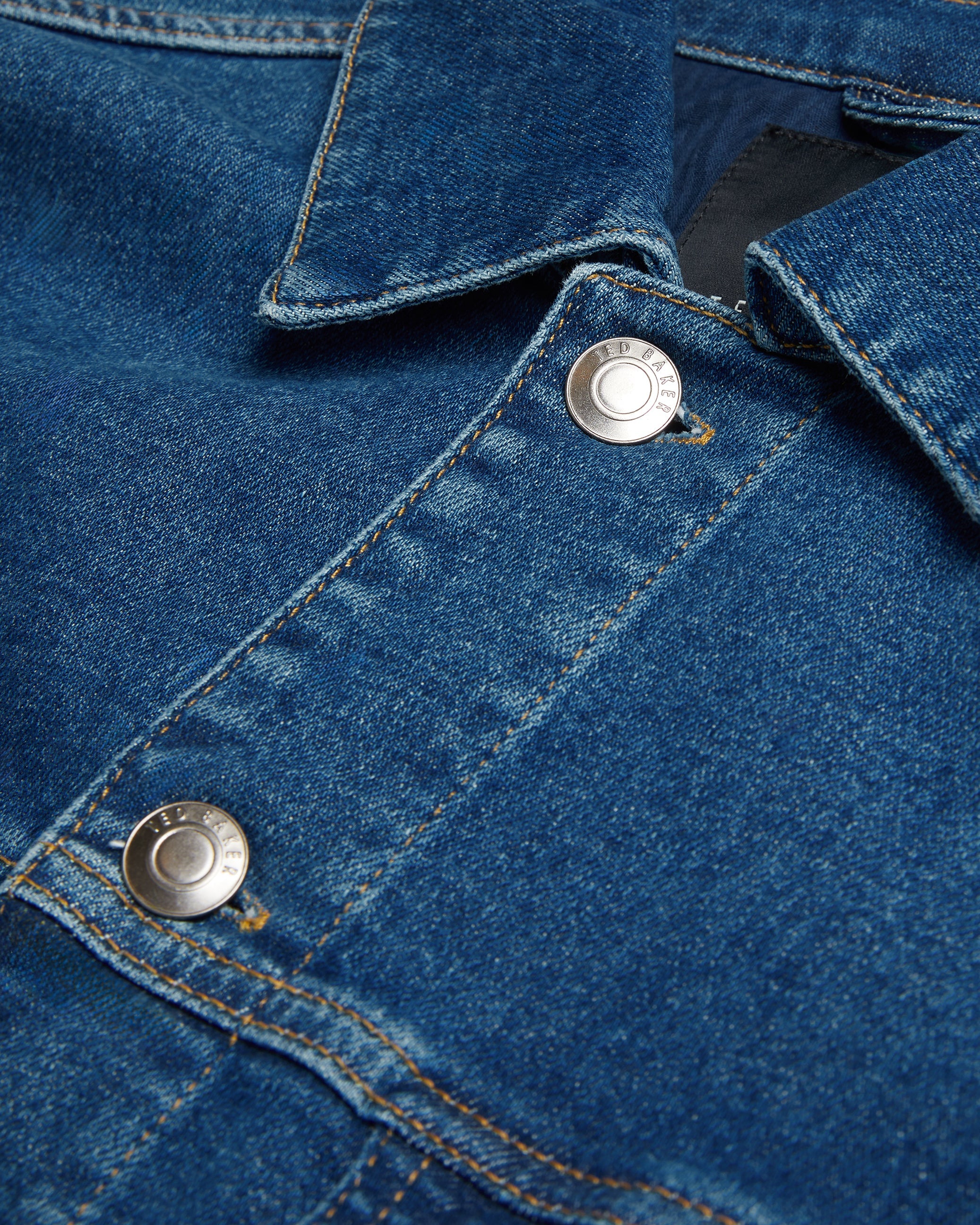 Brisban Denim Trucker Jacket Mid-Blue