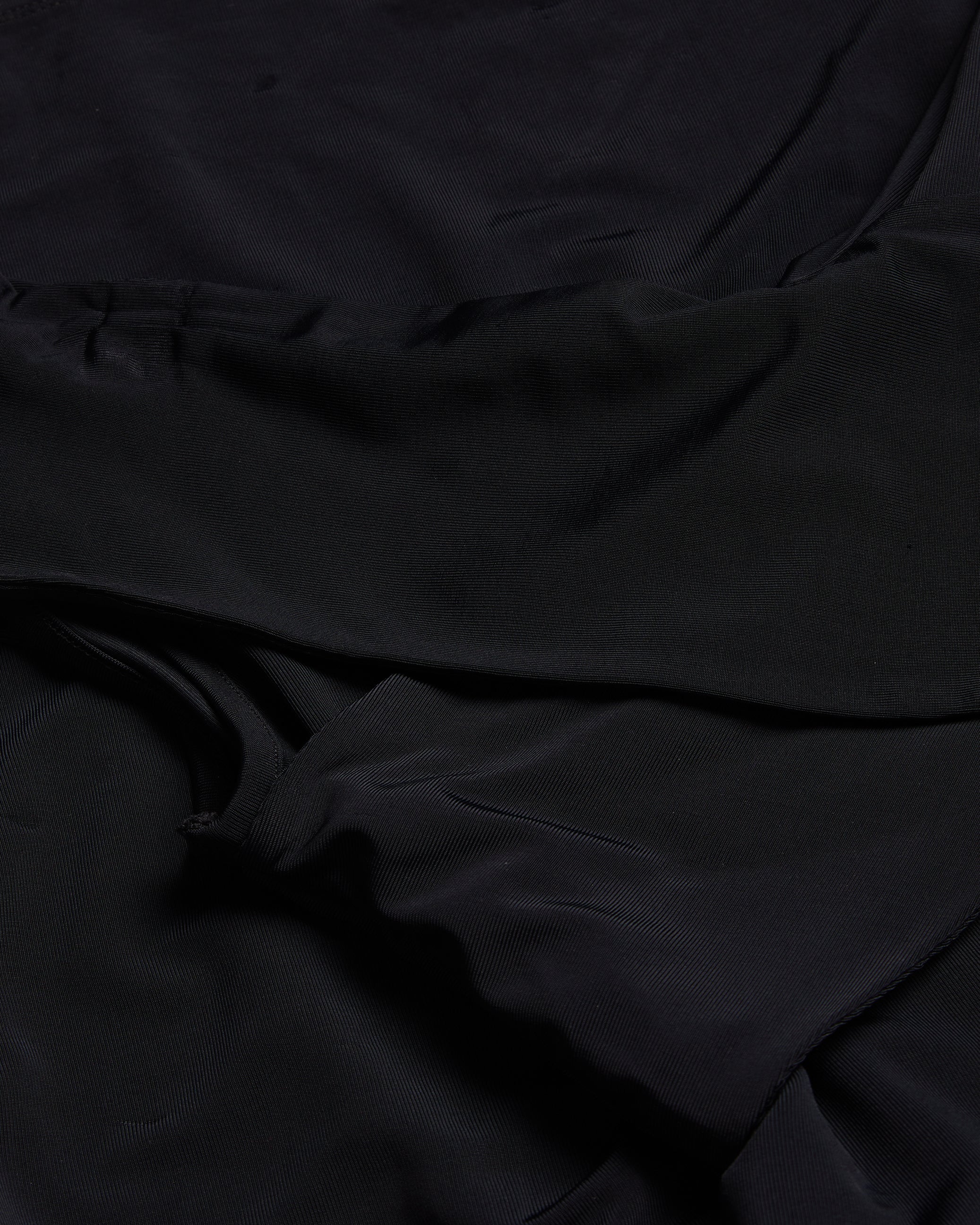 Almhaa Bardot Slinky Jersey Wide Leg Jumpsuit Black