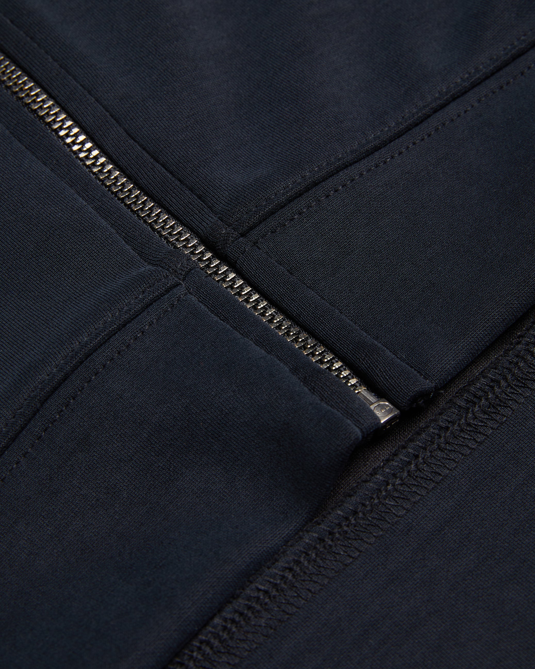 Arorha Zip Through Funnel Neck Sweat Black