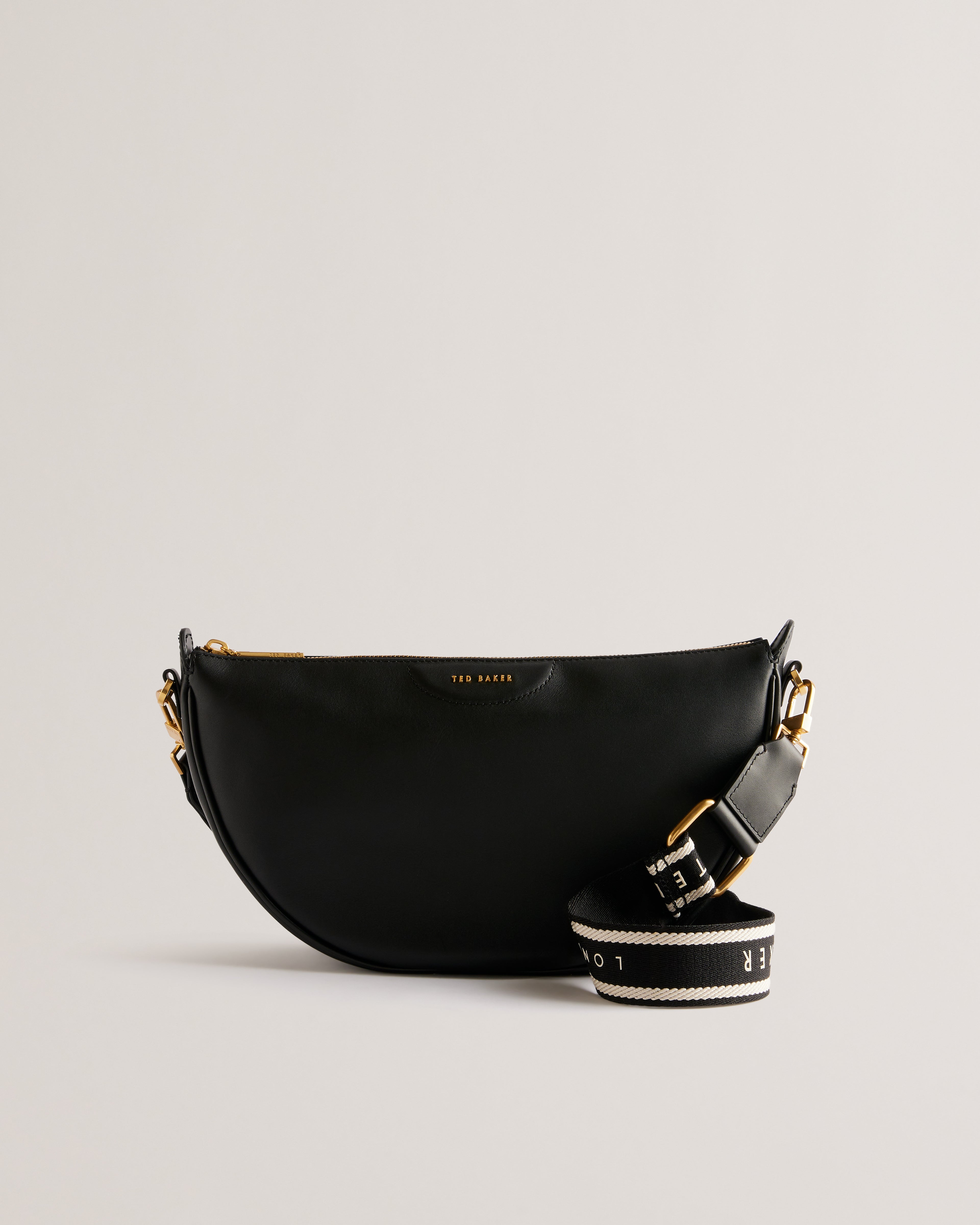 Ted Baker Half Round Bag Buy Essina Webbing Leather Half Moon