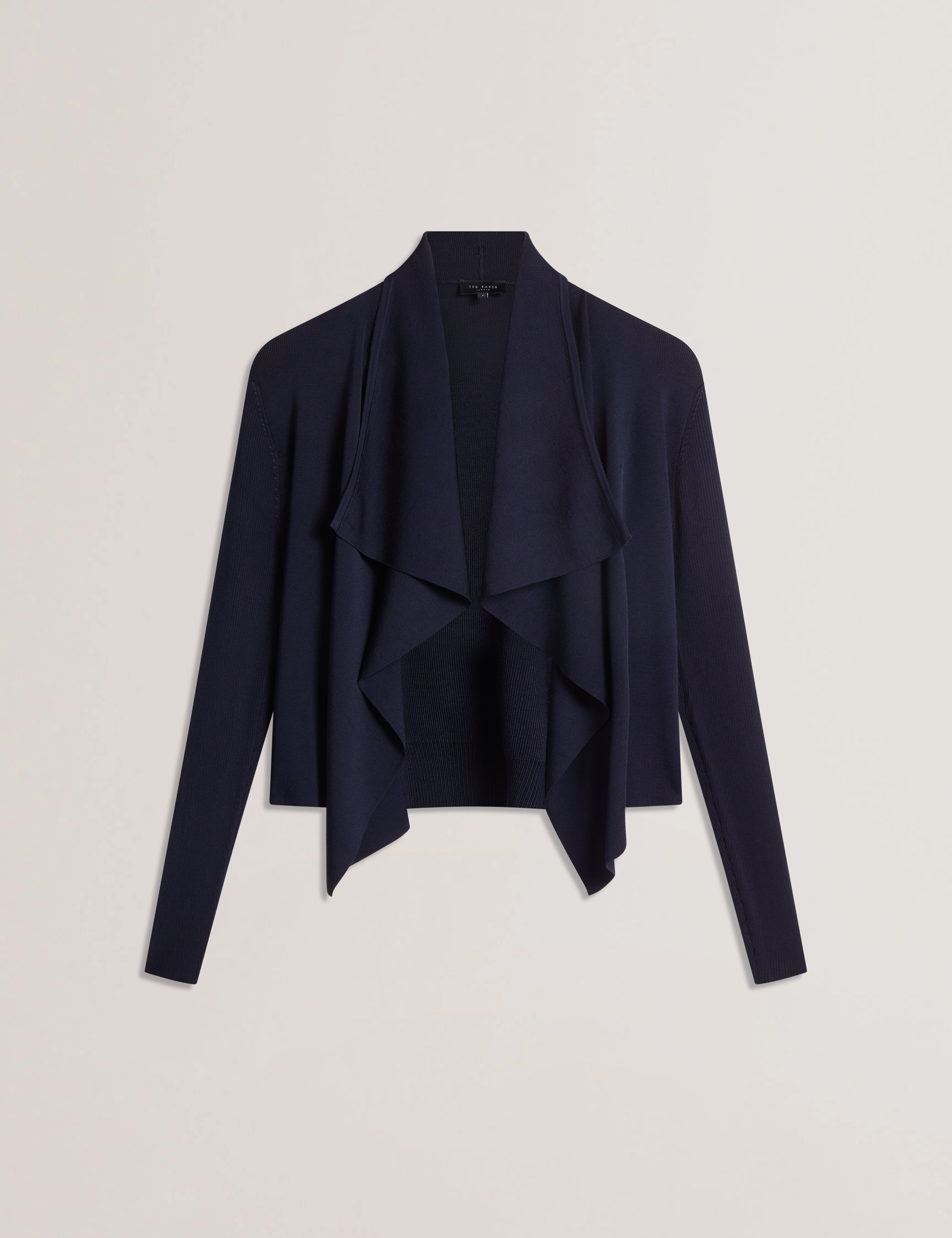 Elliyy Waterfall Front Cardigan Navy