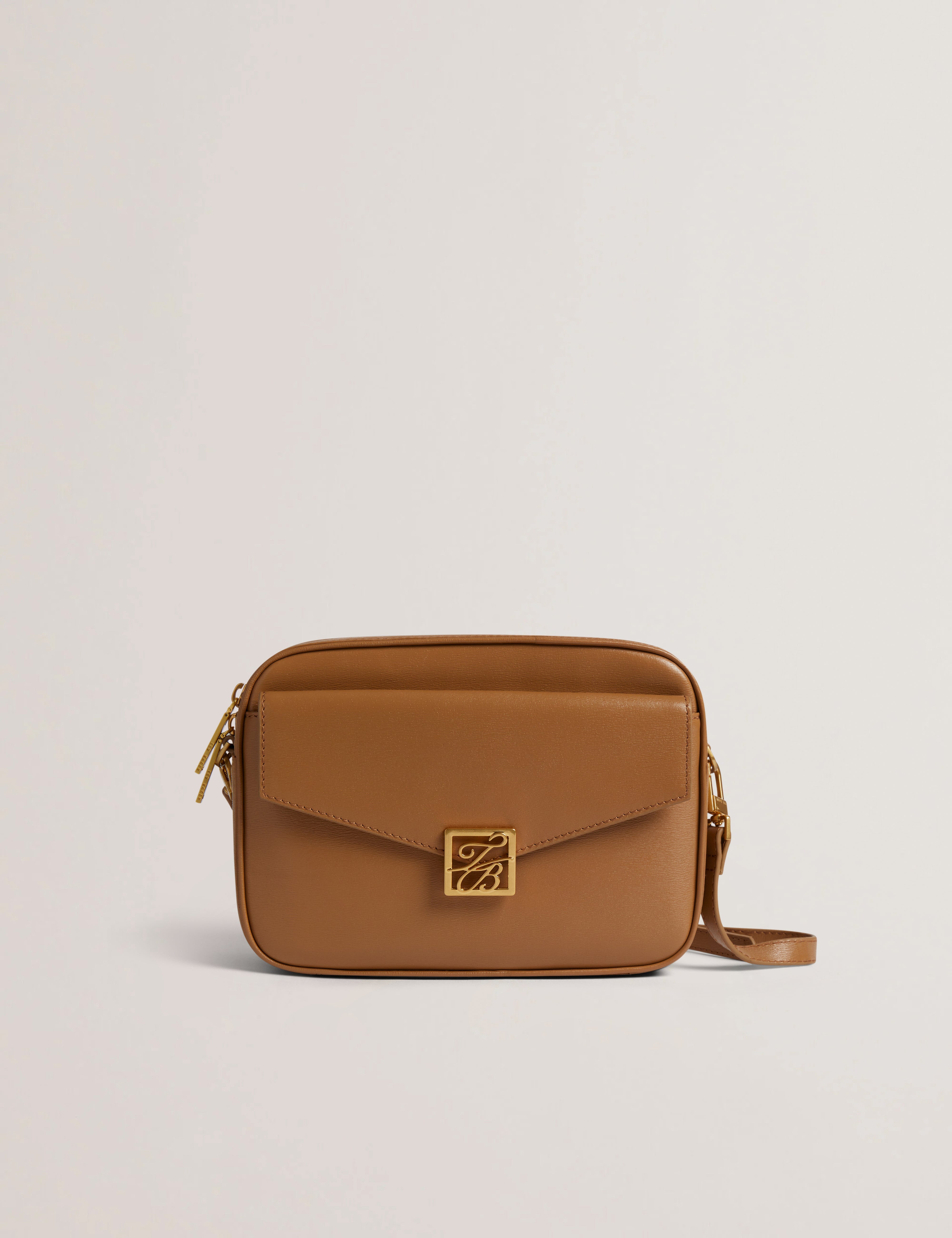 Anilaa Tb Detail Large Leather Camera Bag Brown