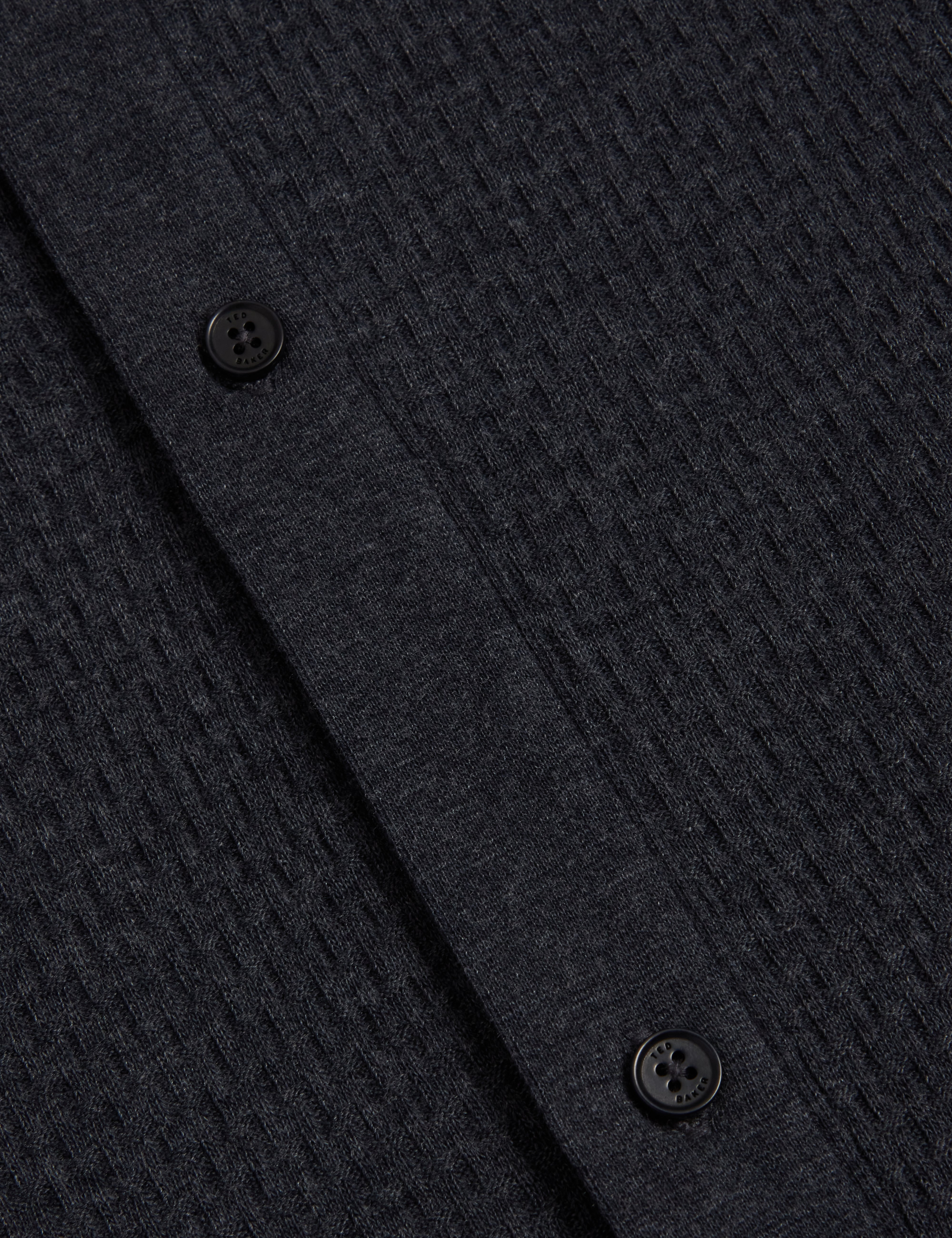 Connyr Short Sleeve Regular Button Through Polo Shirt Navy