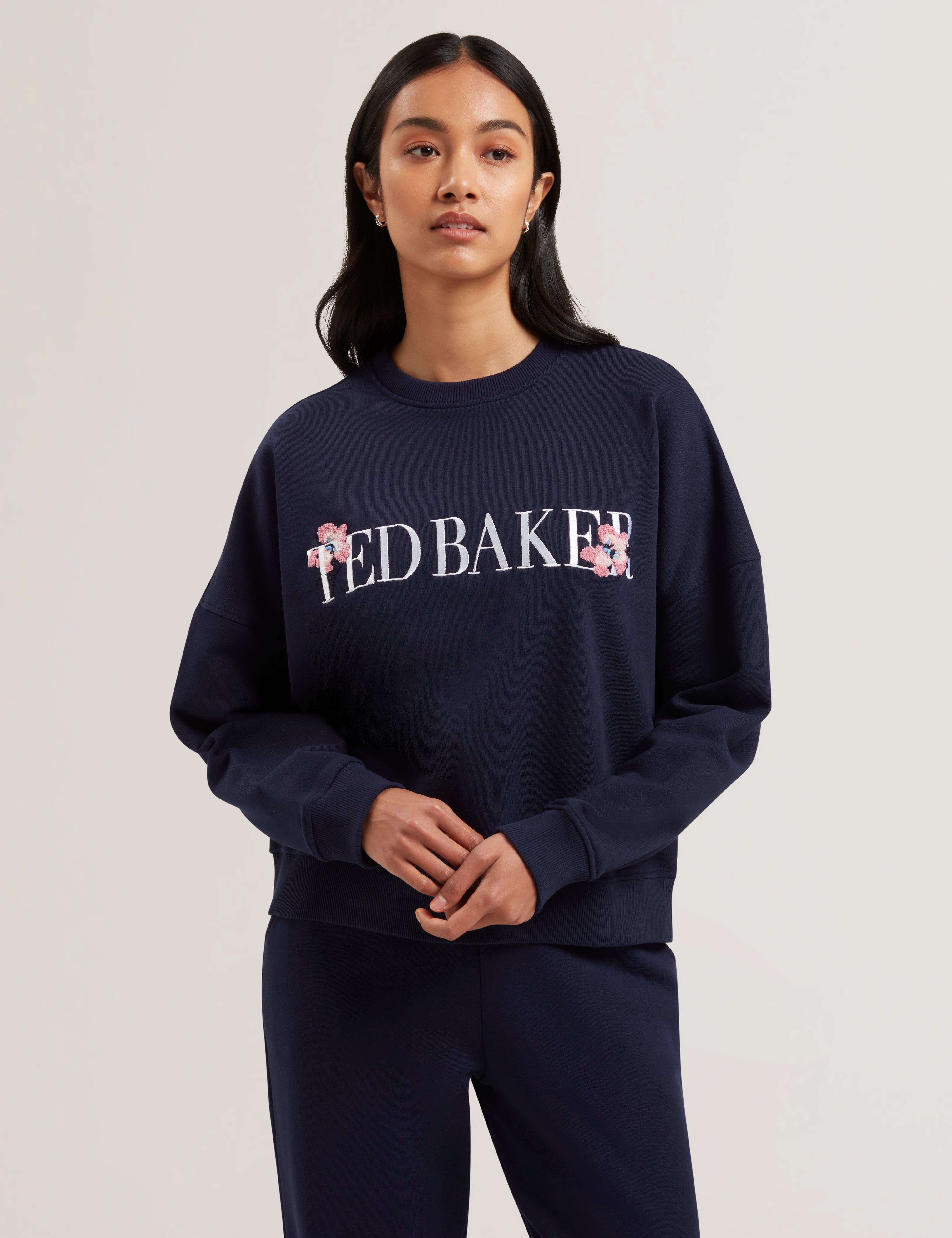 Stiila Ted Baker Branded Sweatshirt Navy