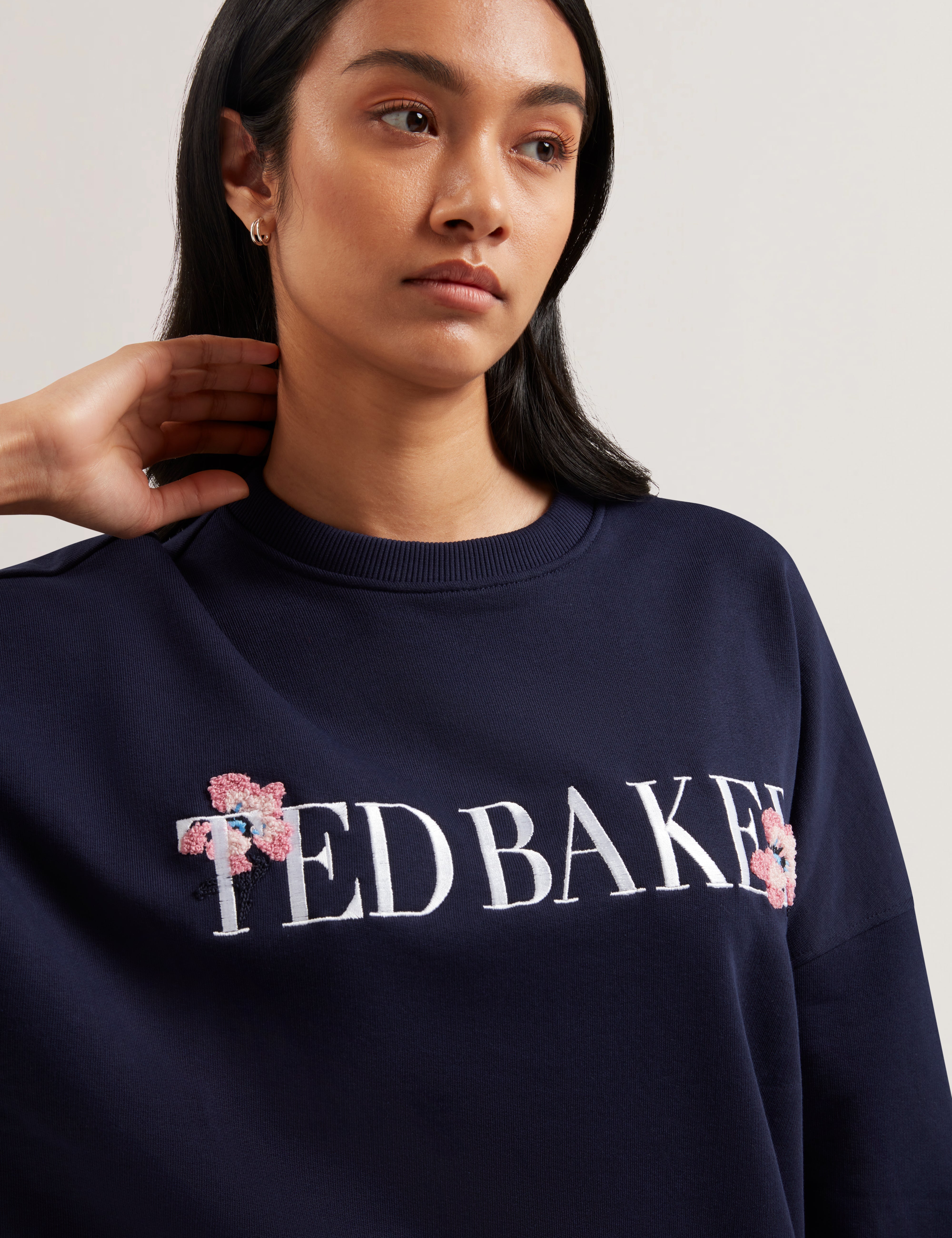 Stiila Ted Baker Branded Sweatshirt Navy