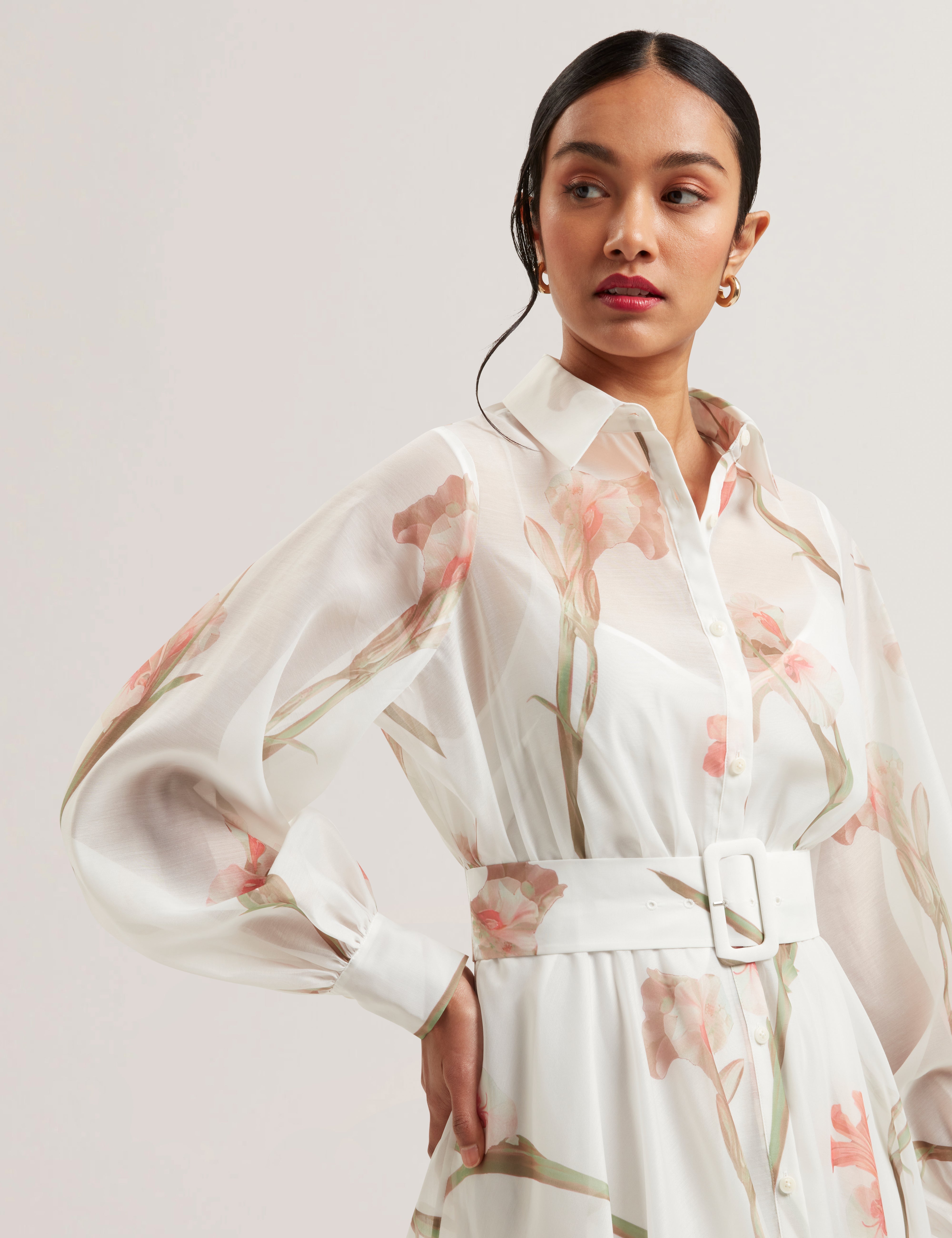 Wedding Gowns Ted Baker Robe Womens Buy Liorral Printed Organza