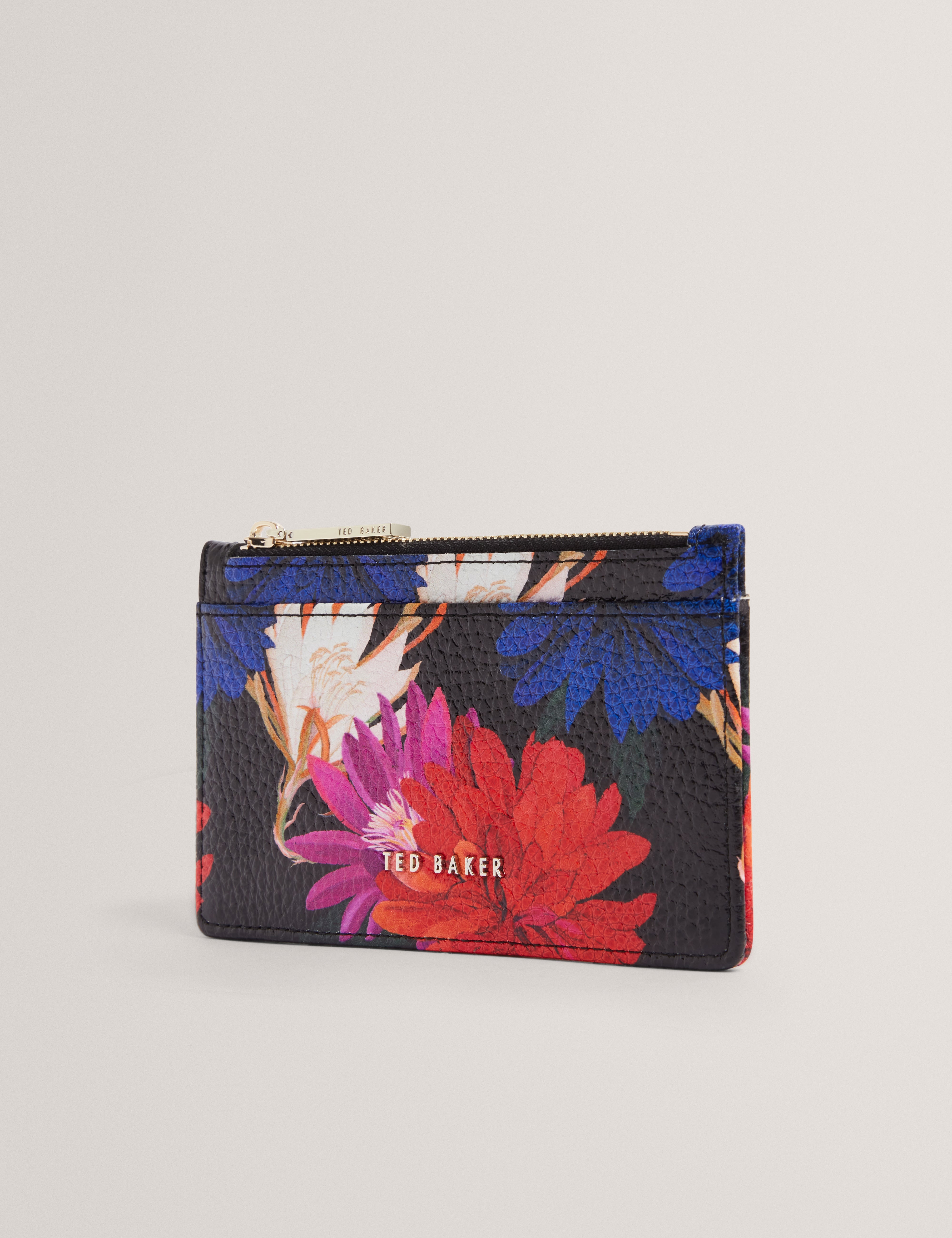 Amalias Printed Card Holder Black