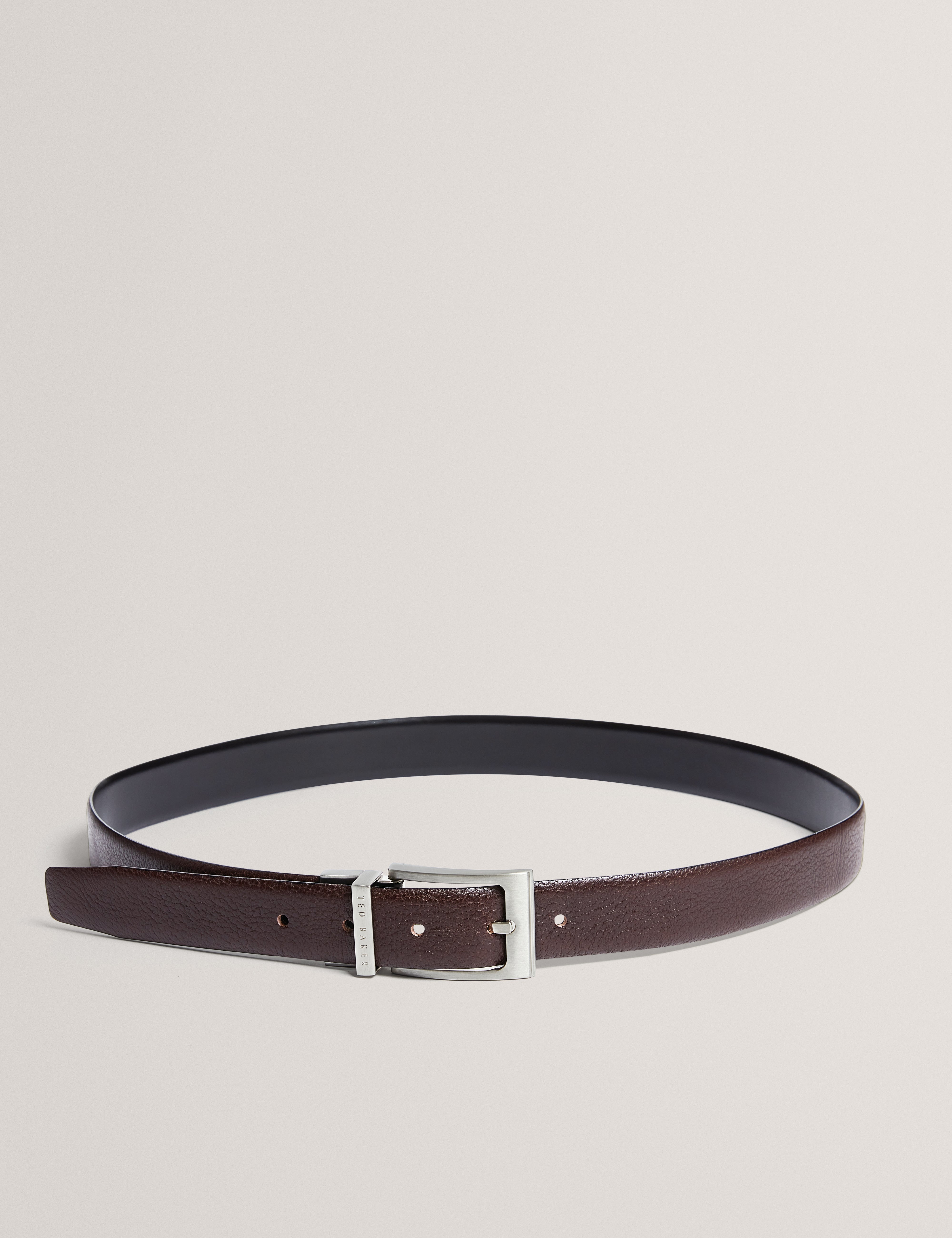 Karmer Reversible Leather Belt Brn-Choc