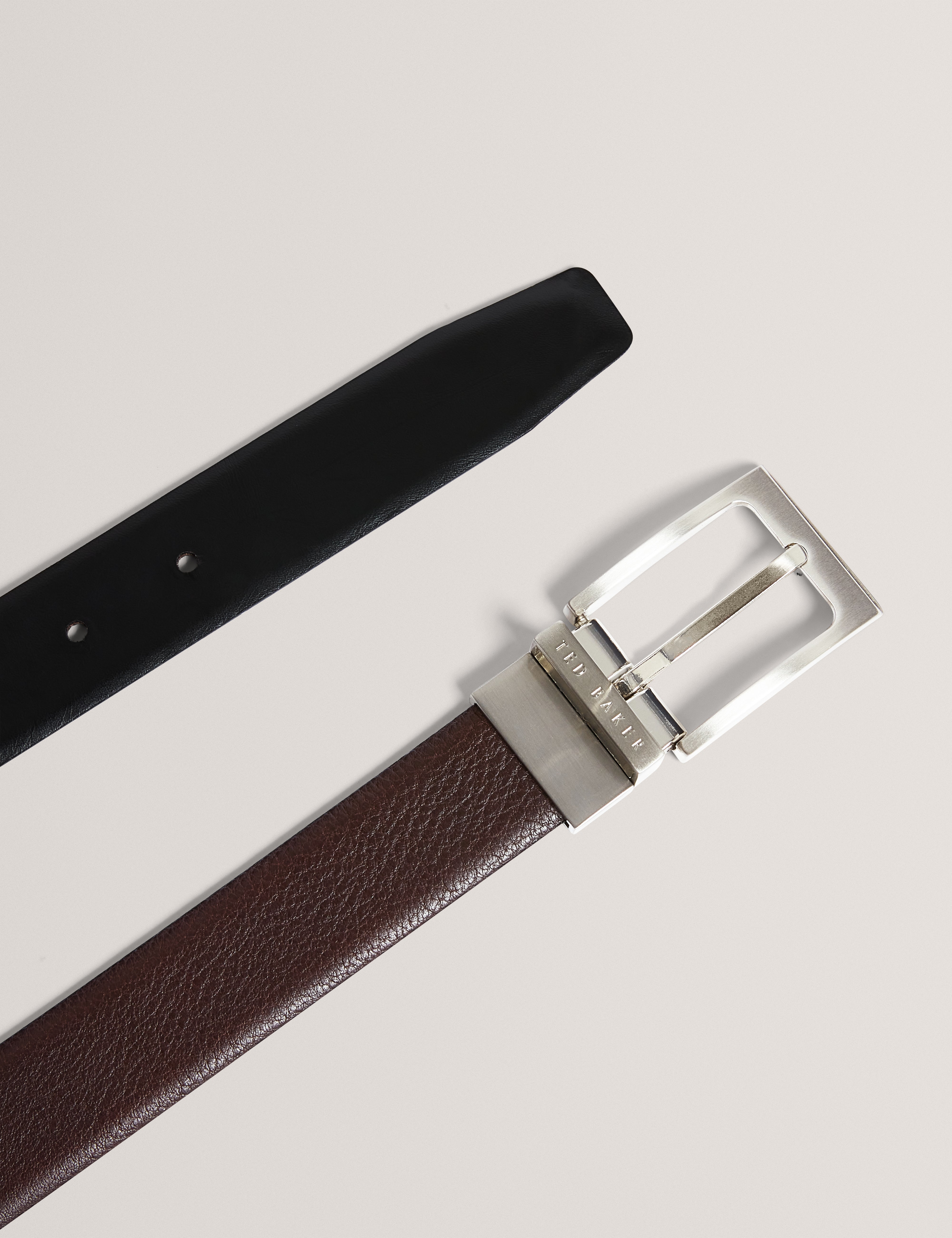 Karmer Reversible Leather Belt Brn-Choc
