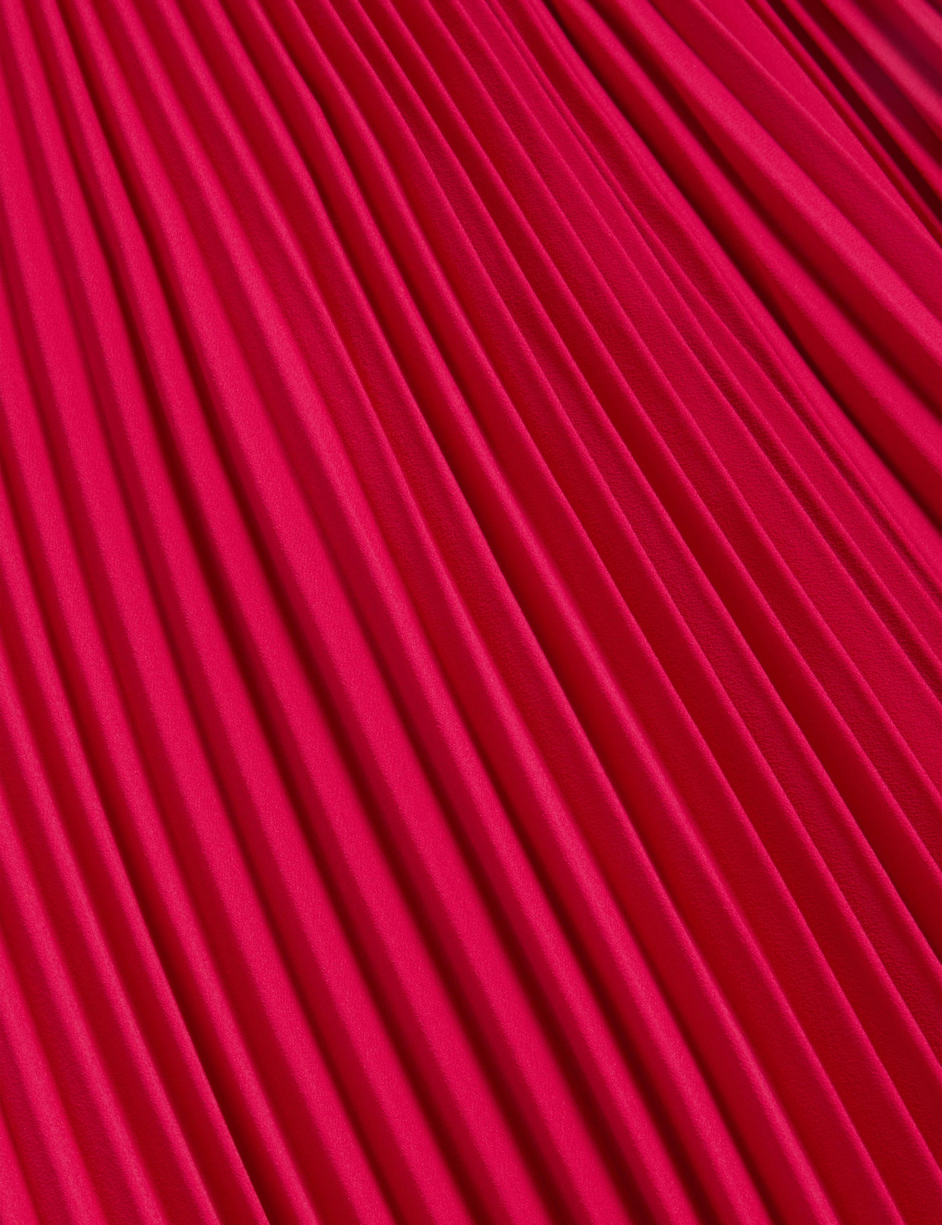 Jamaya Halter Neck Sleeveless Pleated Top Fuchsia