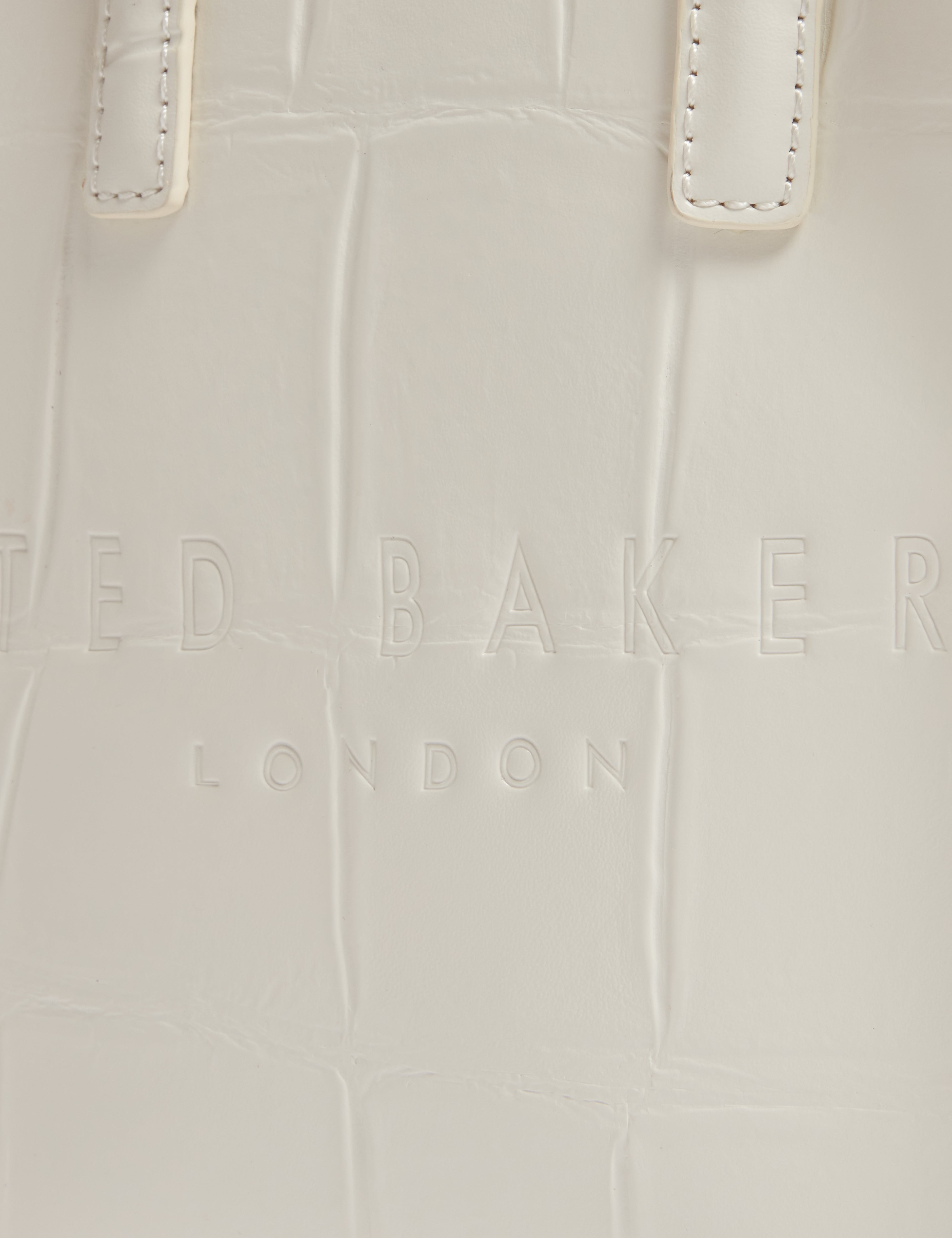 Gatocon Croc Effect Mini Icon Bag Ivory