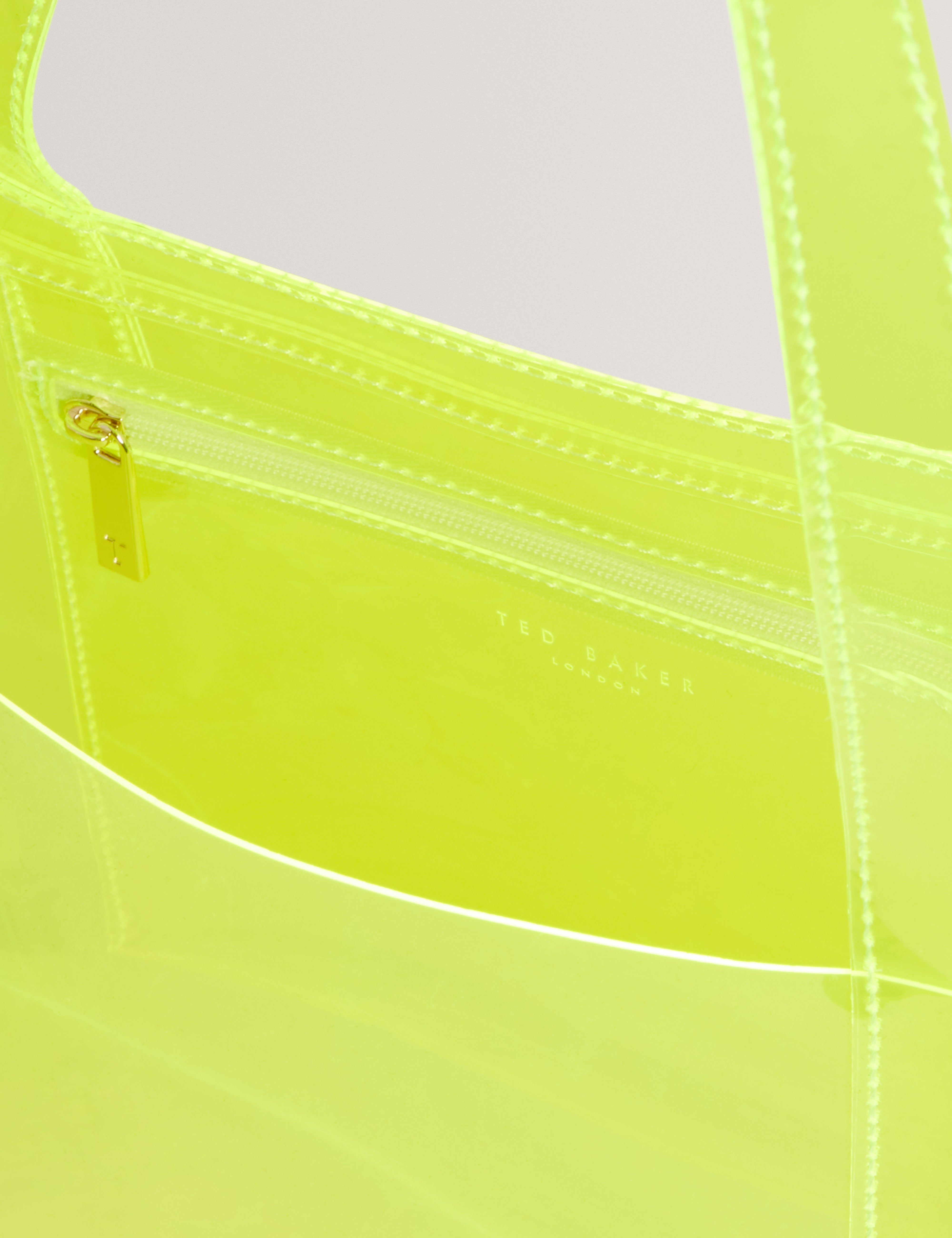 Sheakon Transparent Extra Large Icon Bag Brt-Yellow
