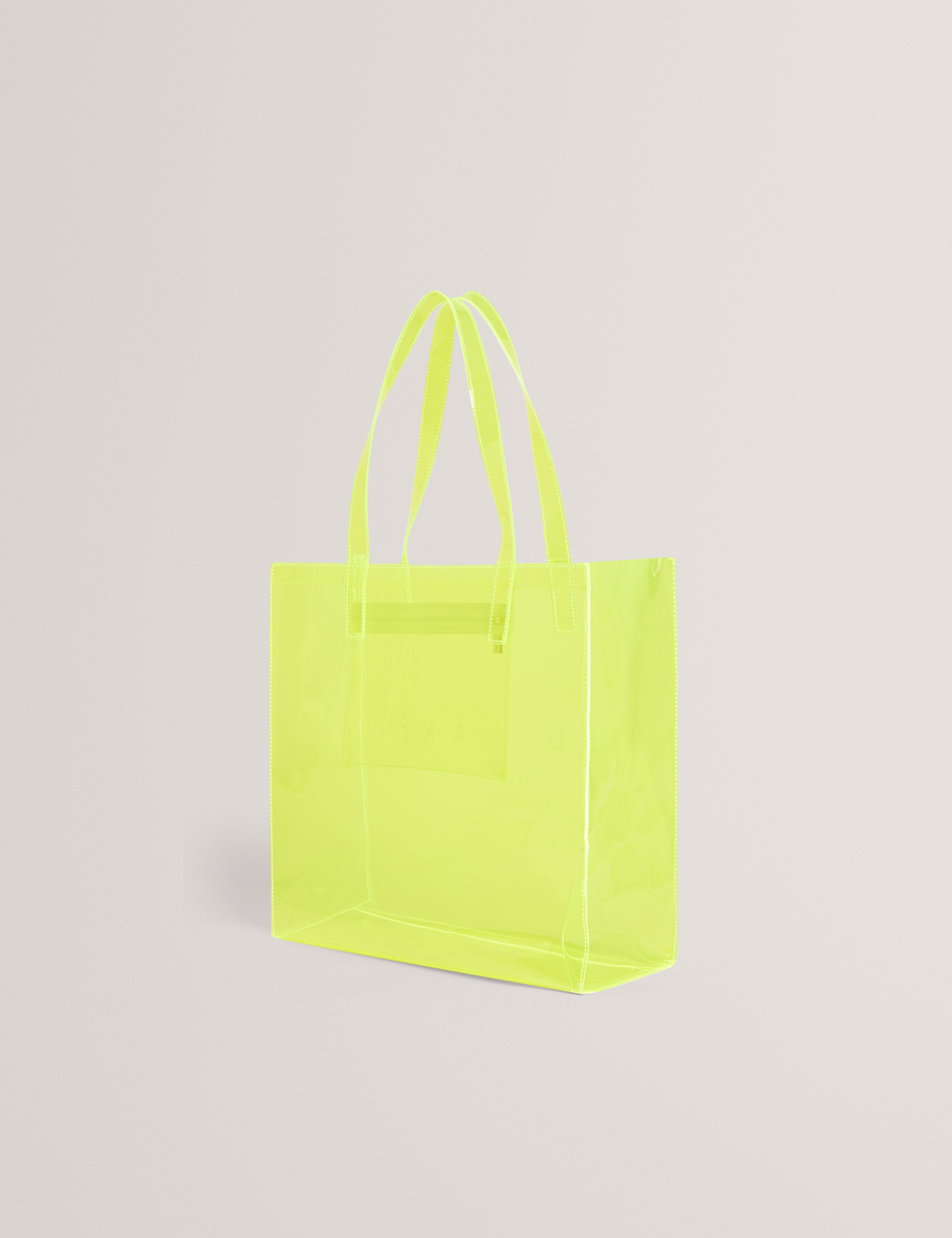Sheicon Transparent Large Icon Bag Brt-Yellow