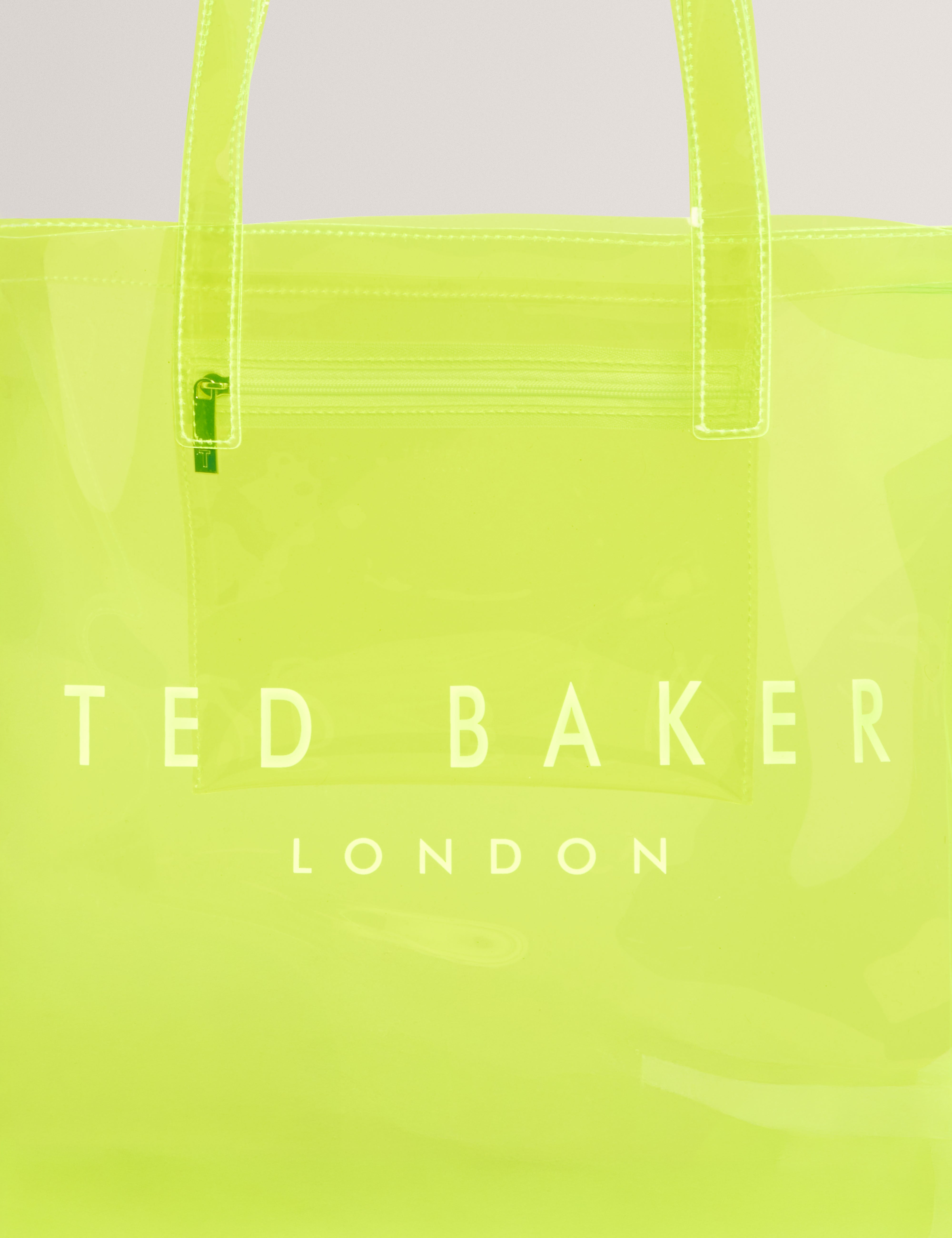 Sheicon Transparent Large Icon Bag Brt-Yellow