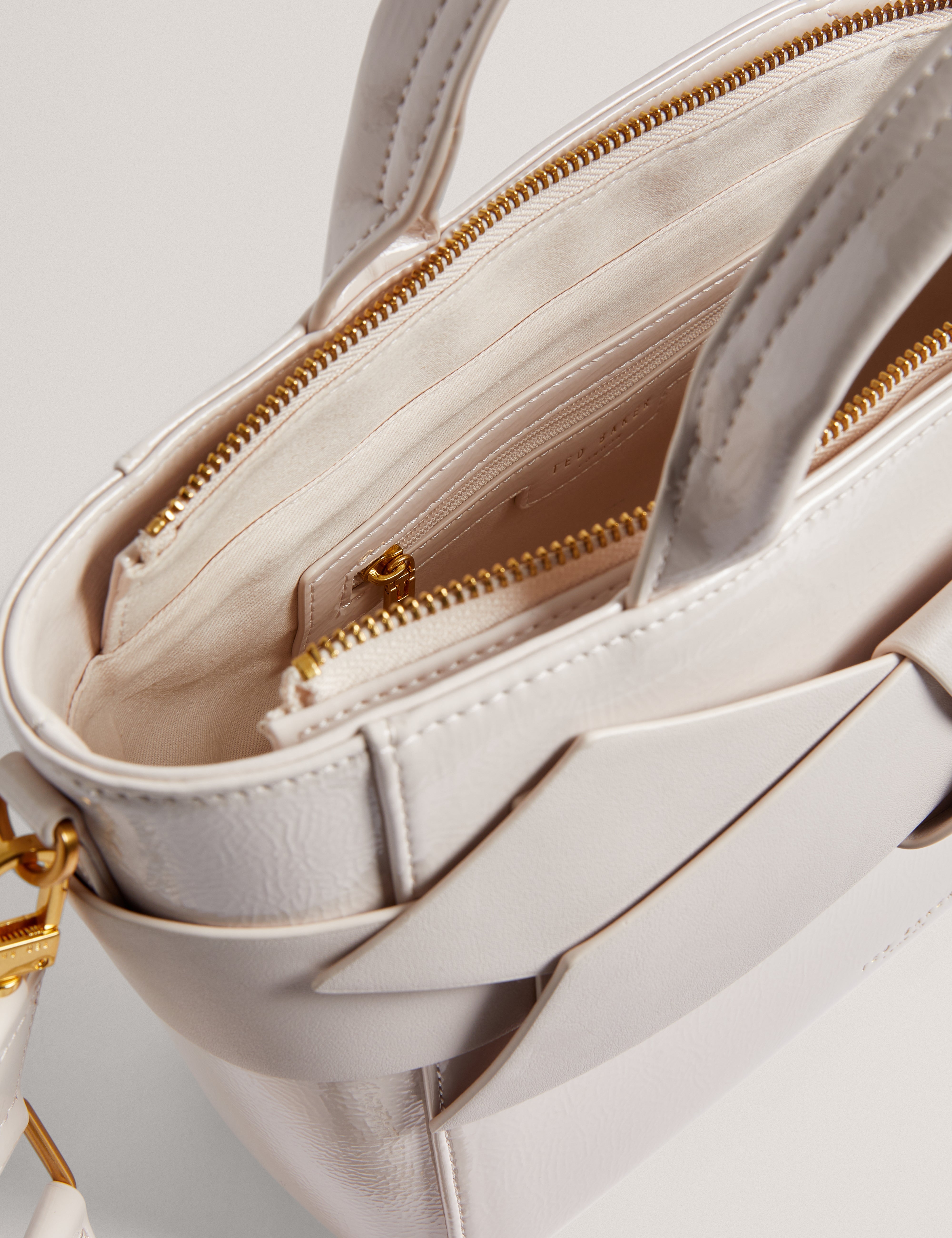 Jimsa Knot Bow Crossbody Bag Ivory