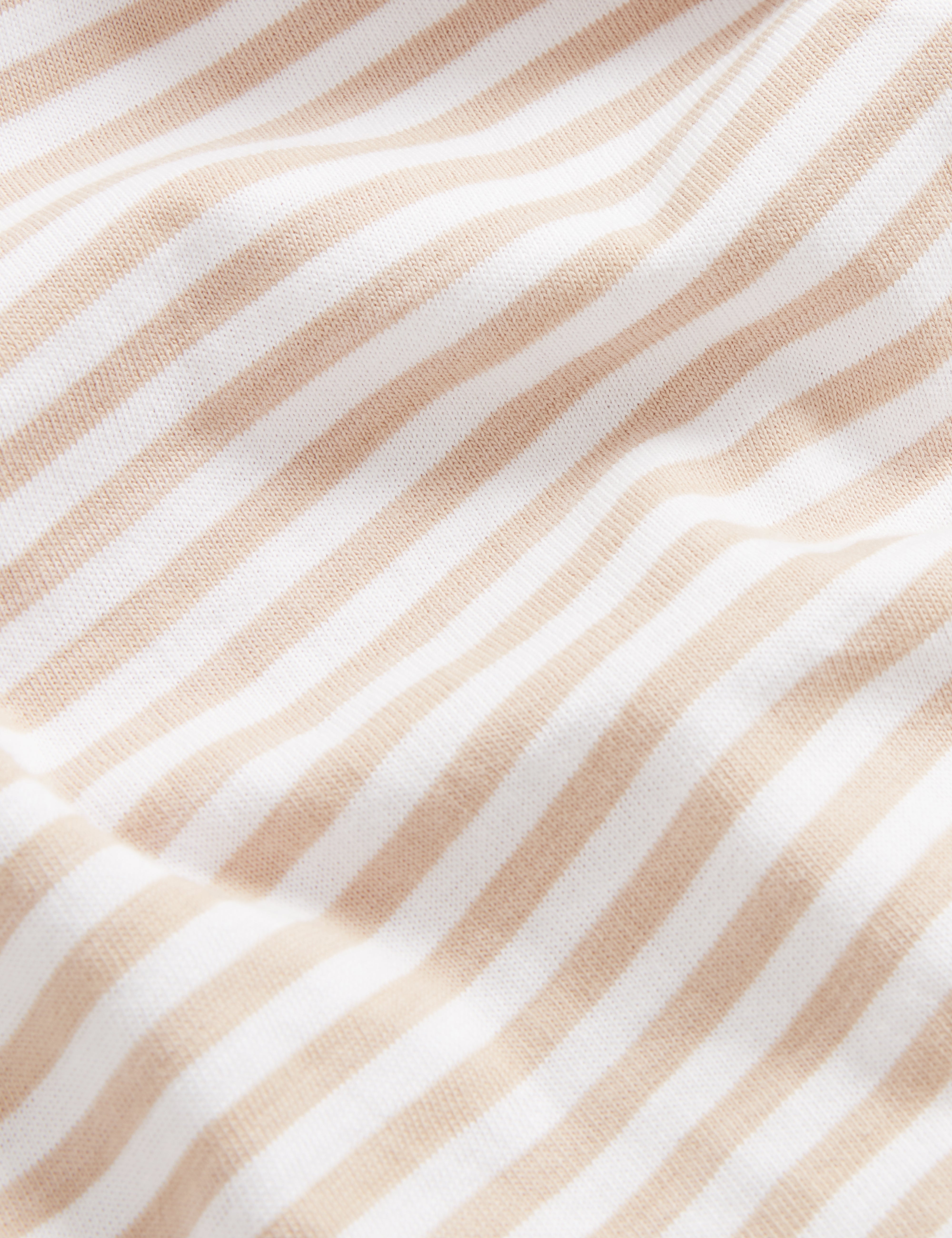 Ourme Short Sleeve Stripe T-Shirt Taupe