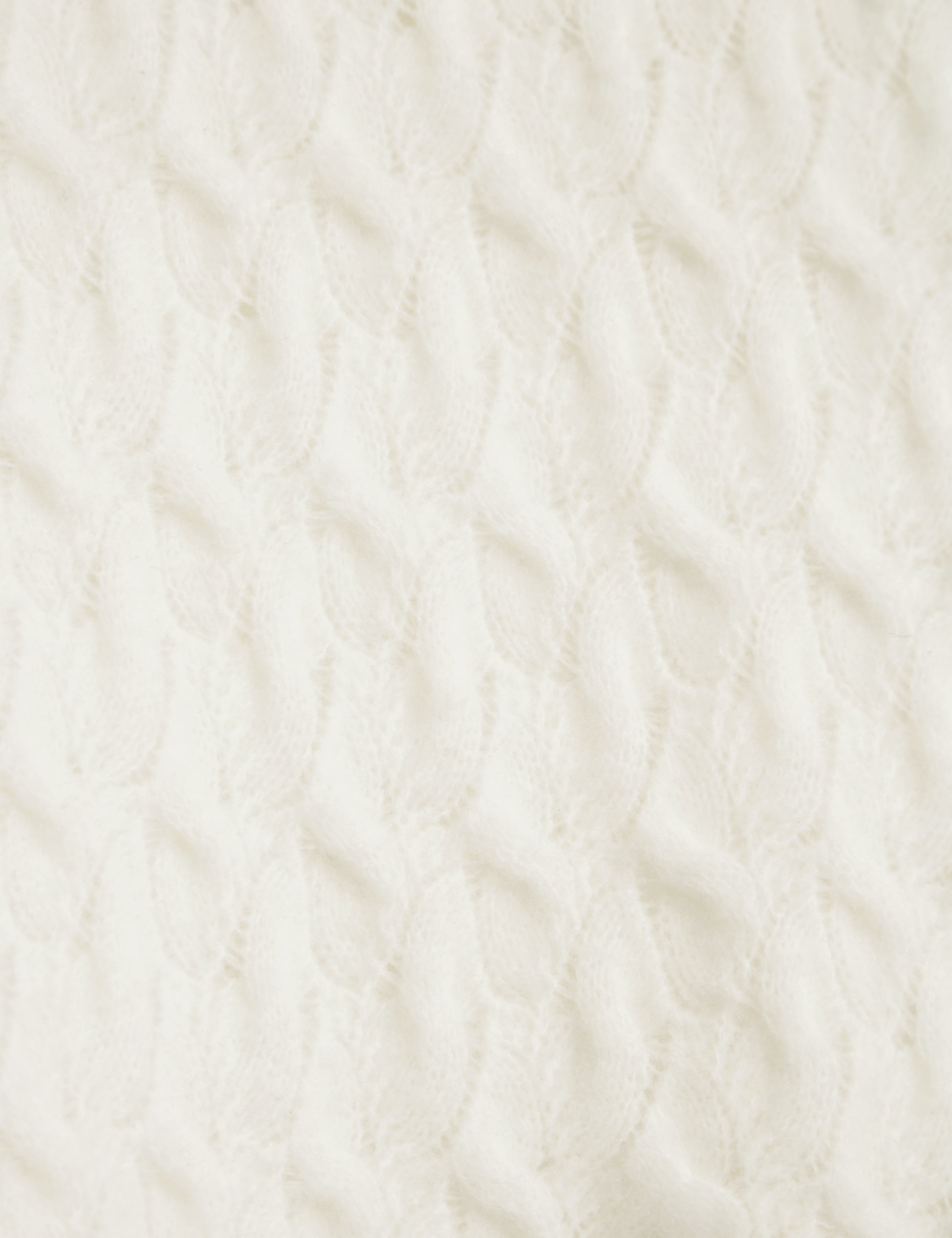 Aynira Cable Knit Vest Ivory