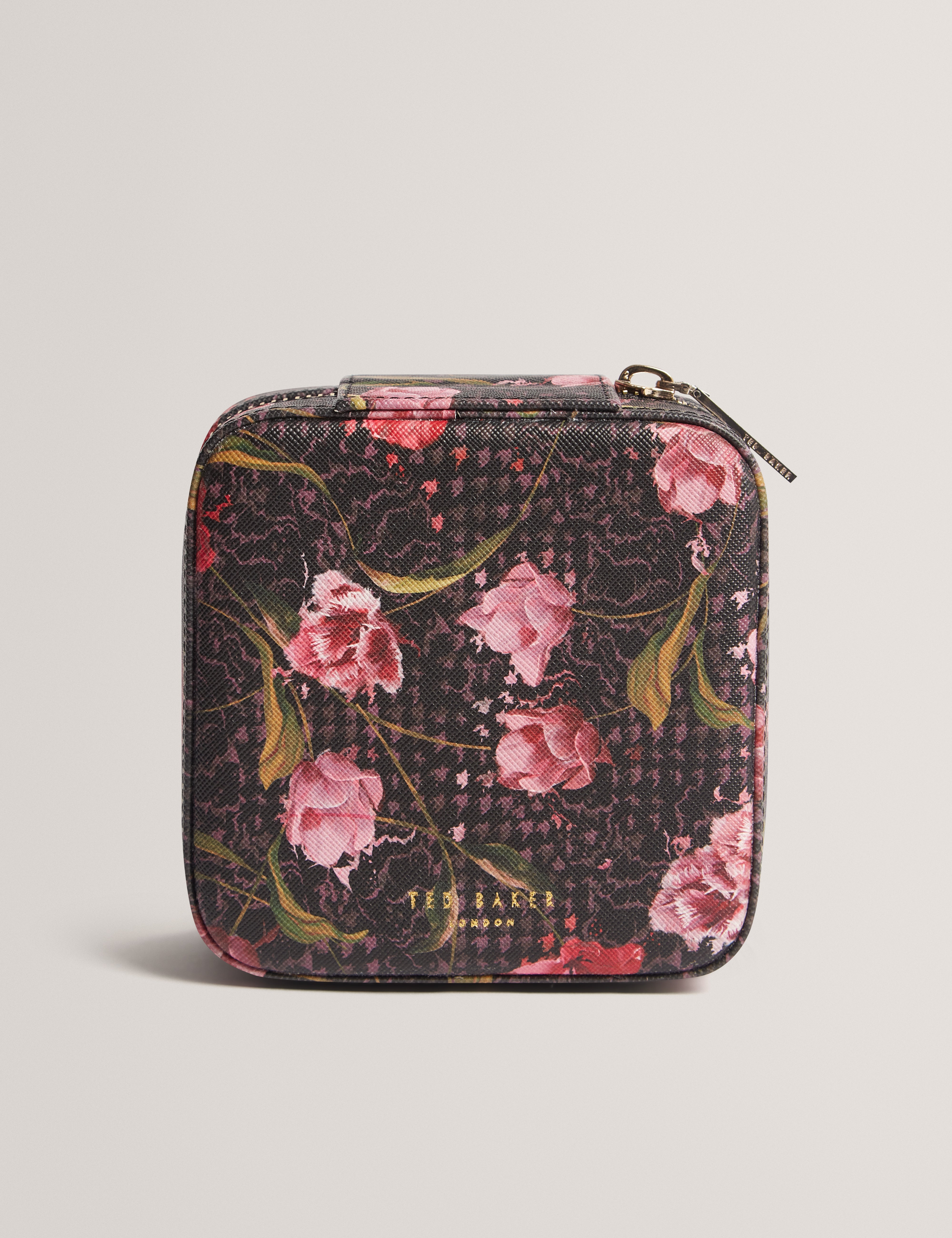 Tulsaa Printed Medium Jewellery Case Black