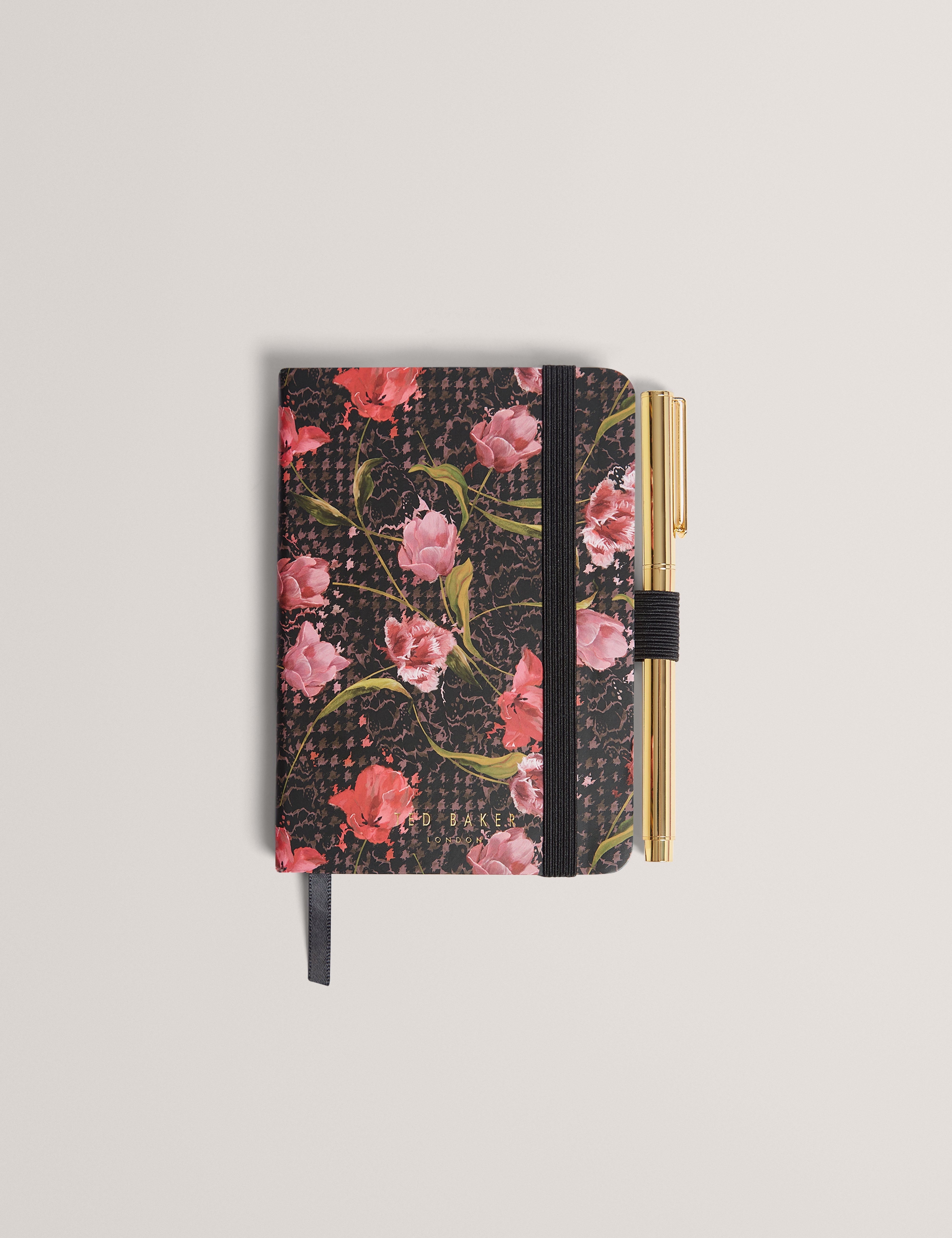 Tullsy Mini Notebook And Pen Black