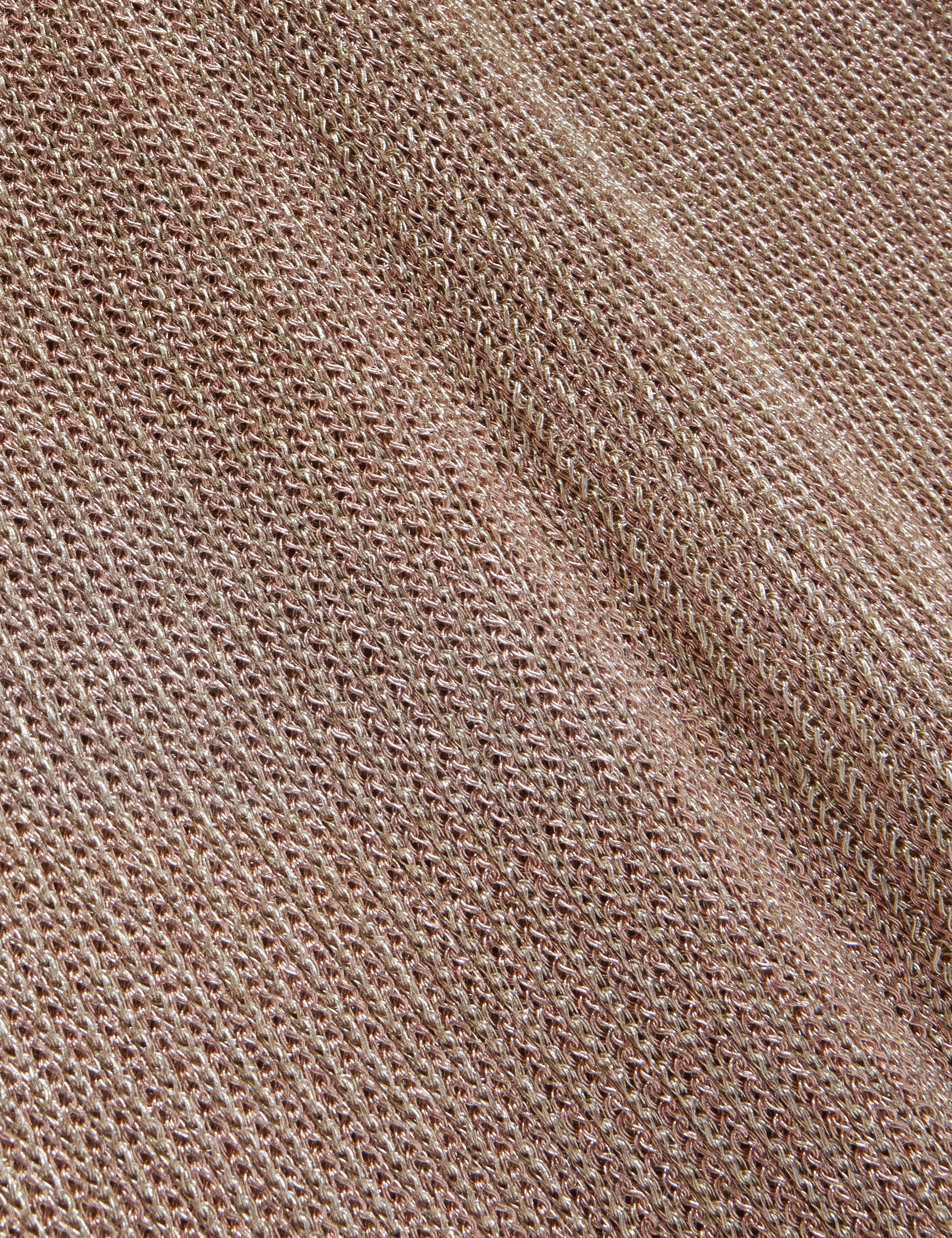 Alarnaa Chainmail Knitted Column Dress Gold