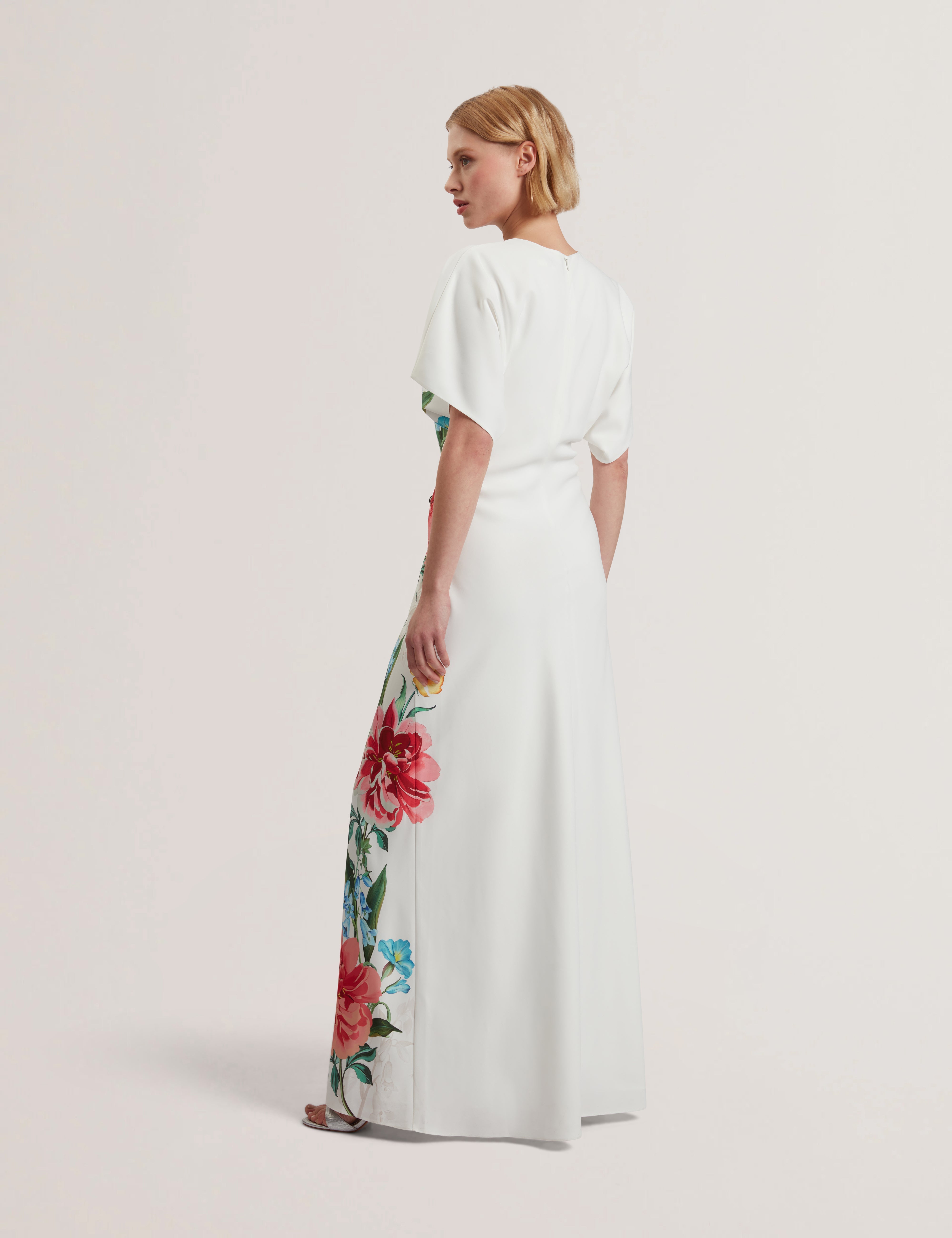 Dodia Column Maxi Dress White