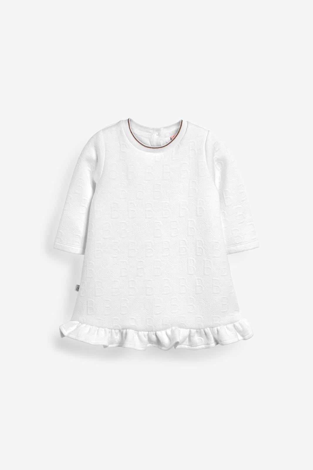 Jacquard Dress White