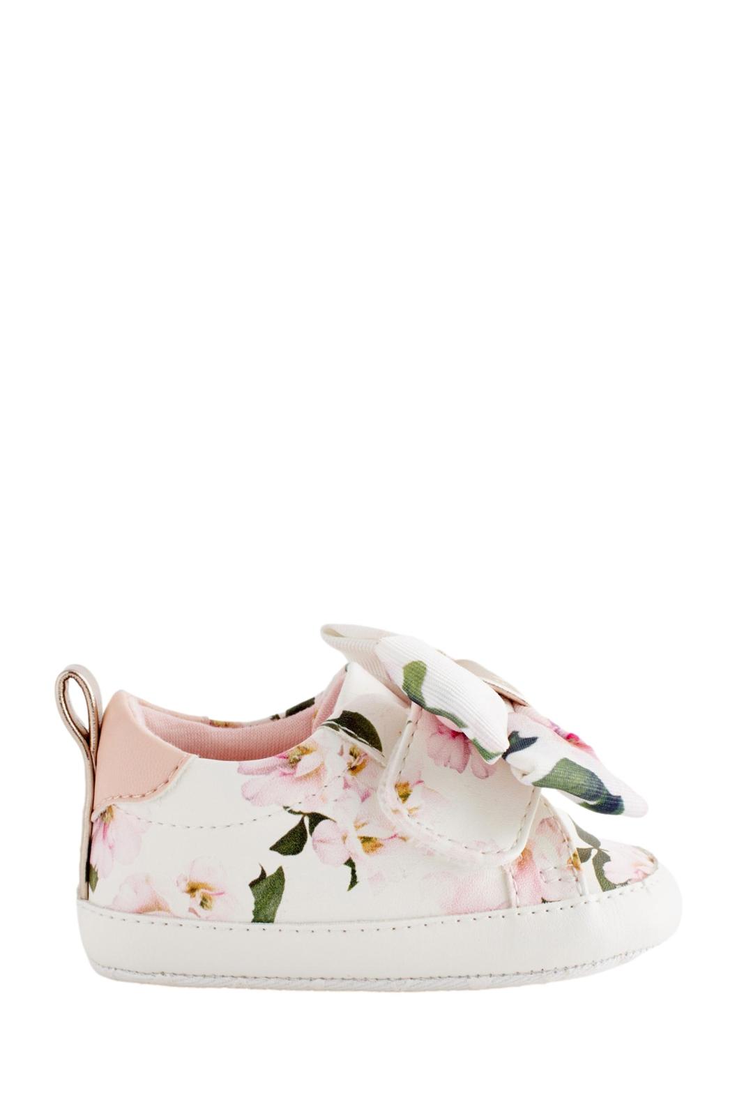 Organza Bow White Trainer Padders White