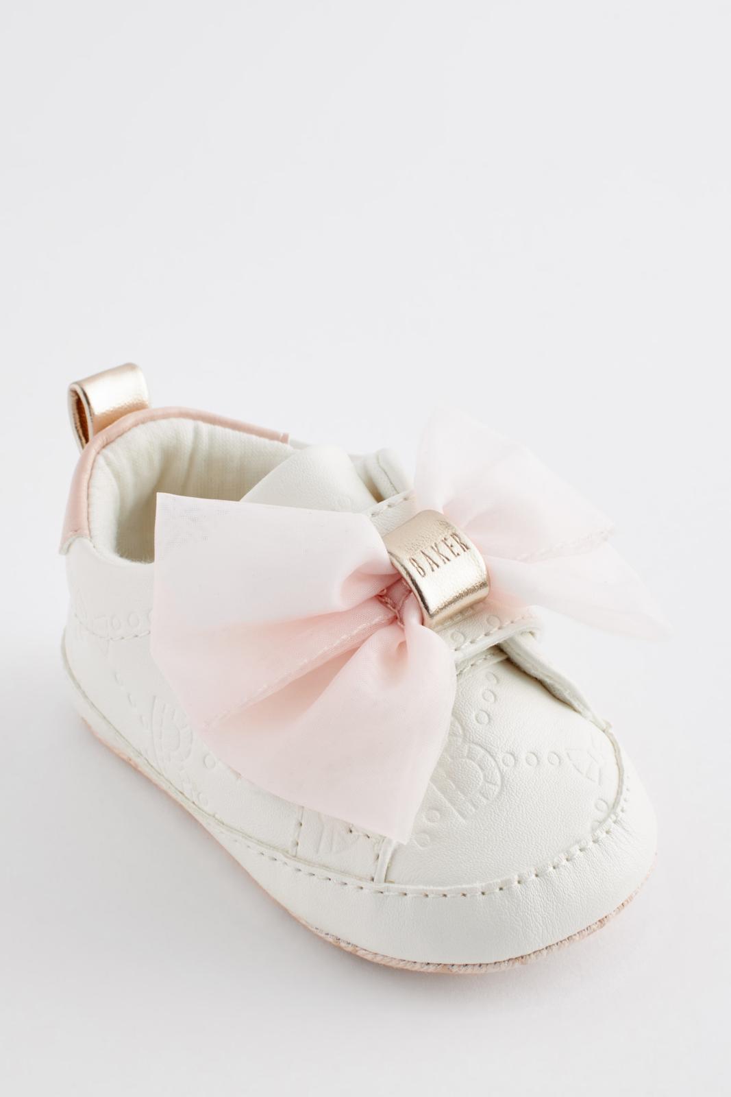 Organza Bow Trainer Padders White