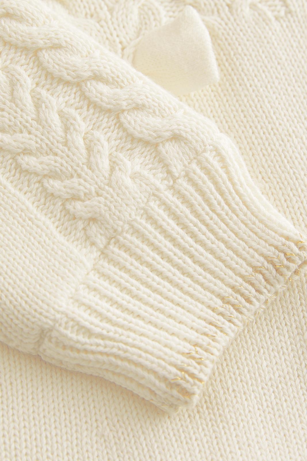 Cream Knitted Coatigan Cream