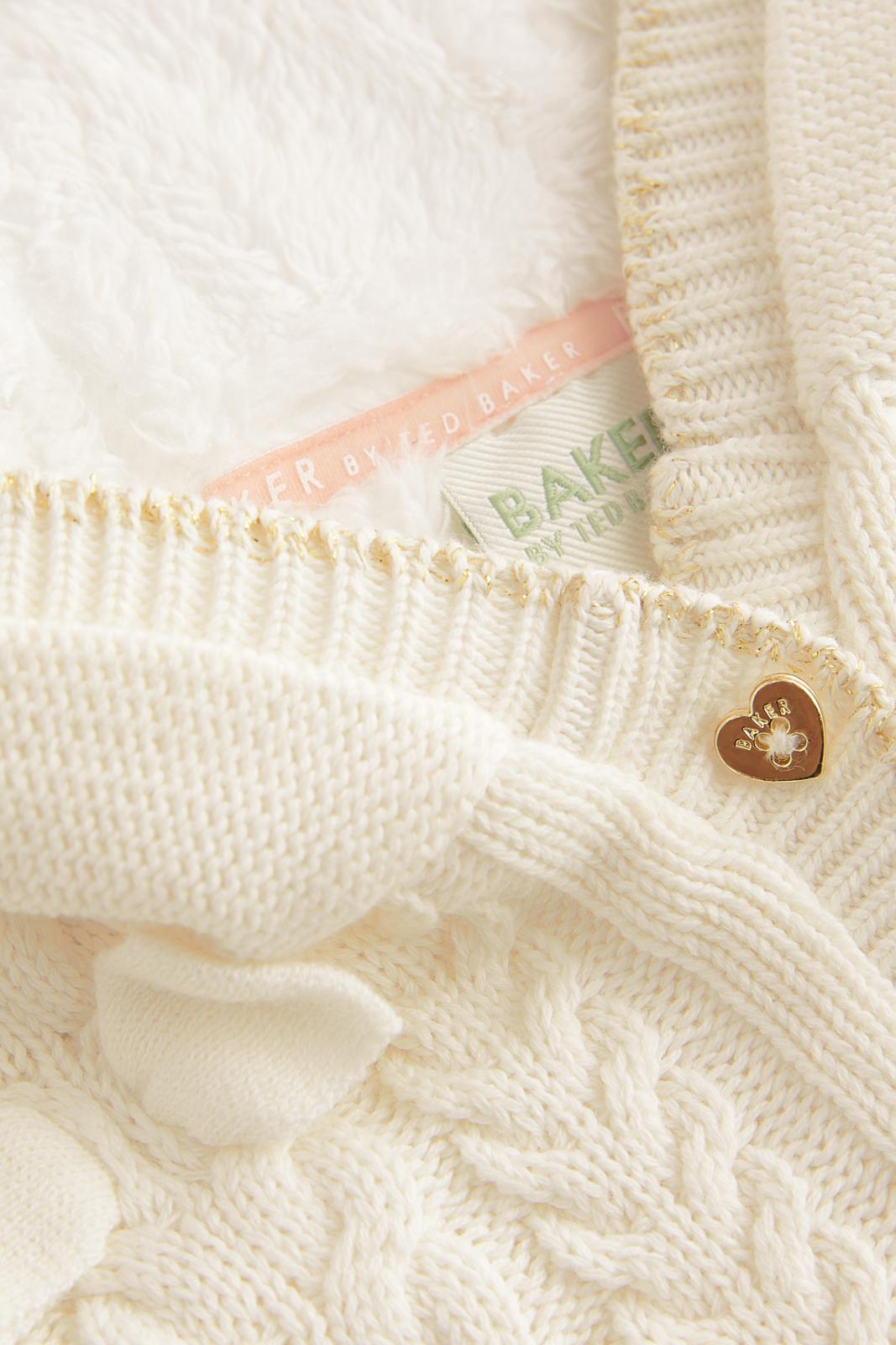 Cream Knitted Coatigan Cream