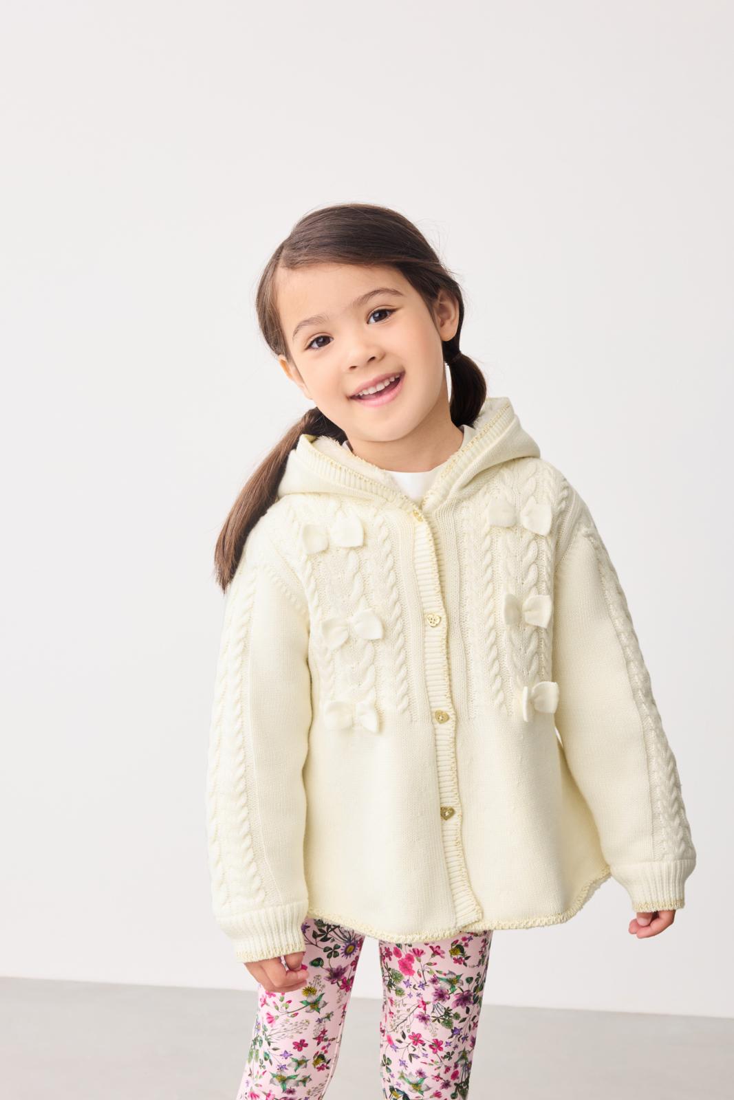 Cream Knitted Coatigan Cream