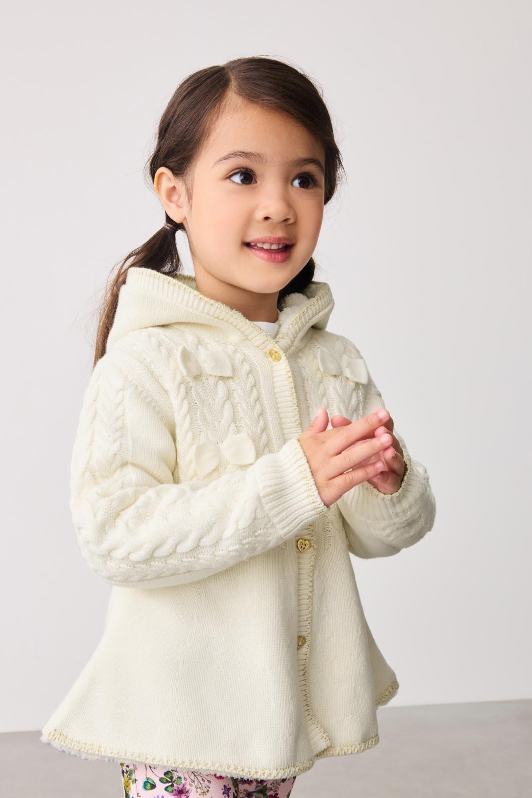 Cream Knitted Coatigan Cream