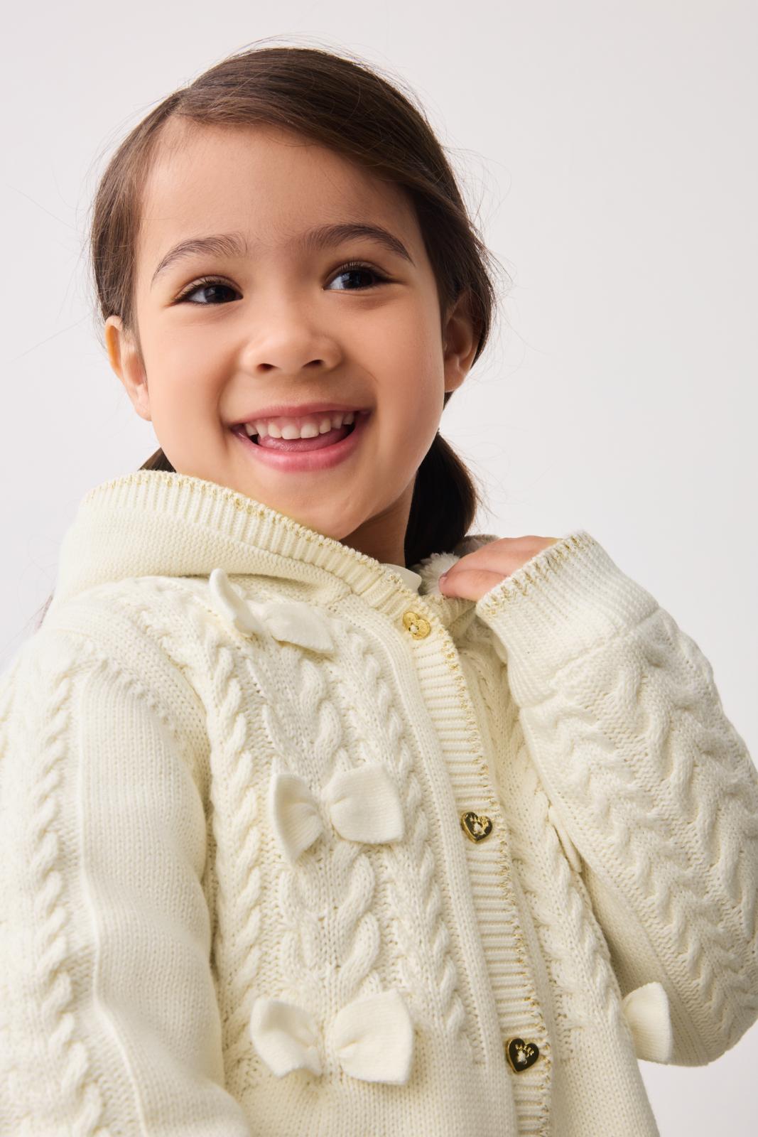 Cream Knitted Coatigan Cream