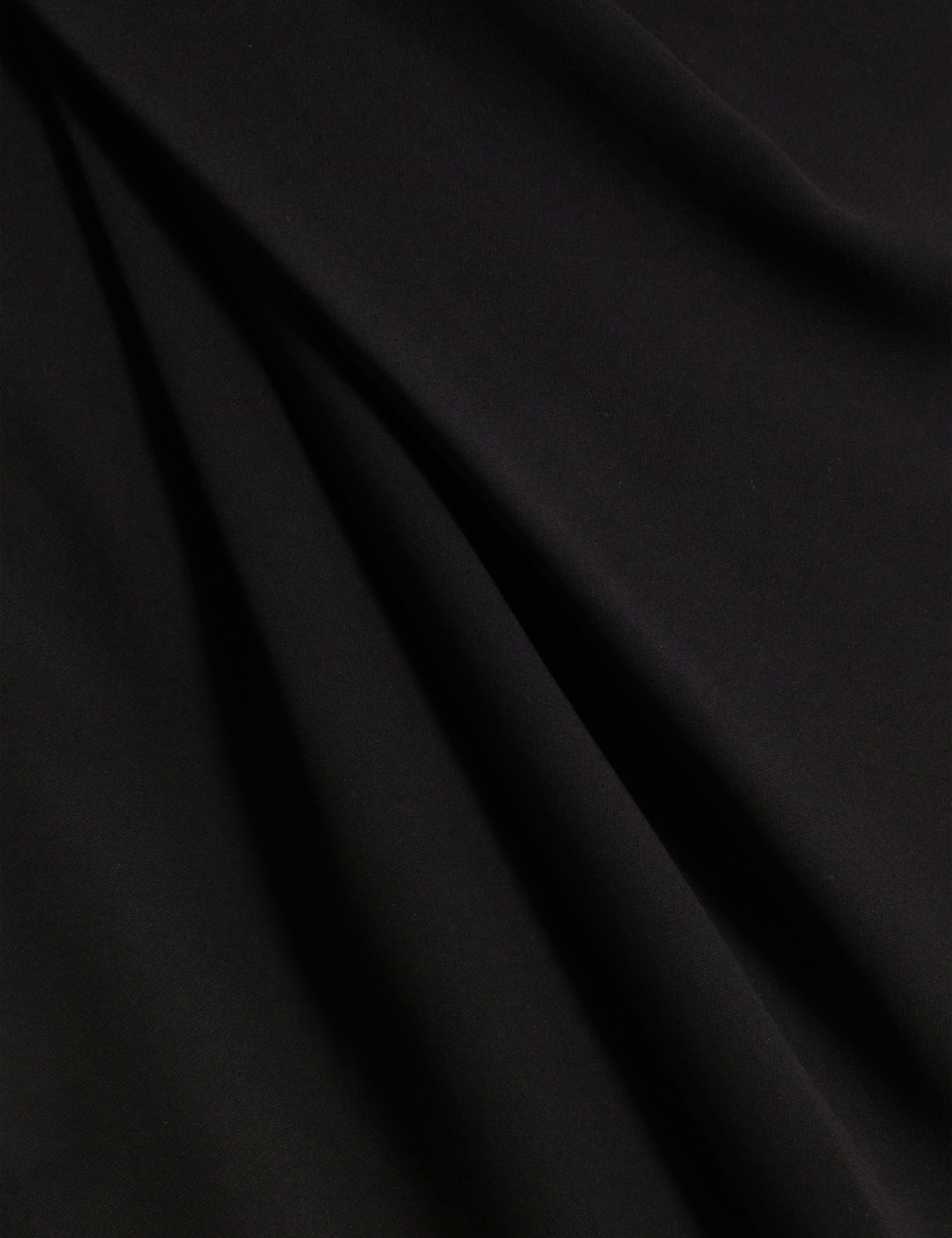 Icana Drape Detail Sleeveless Top Black