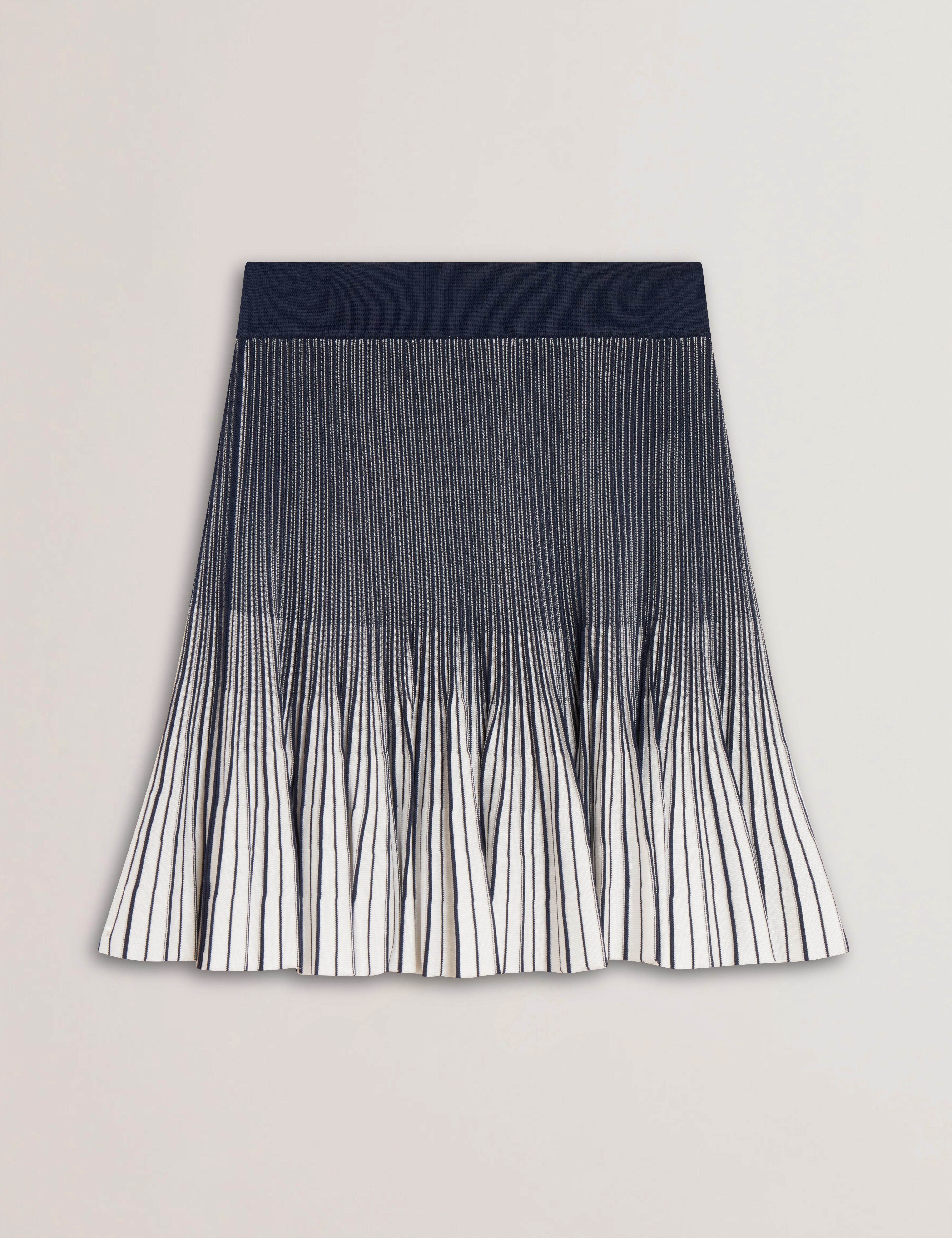 Lotttii Flippy Knit Mini Skirt Navy