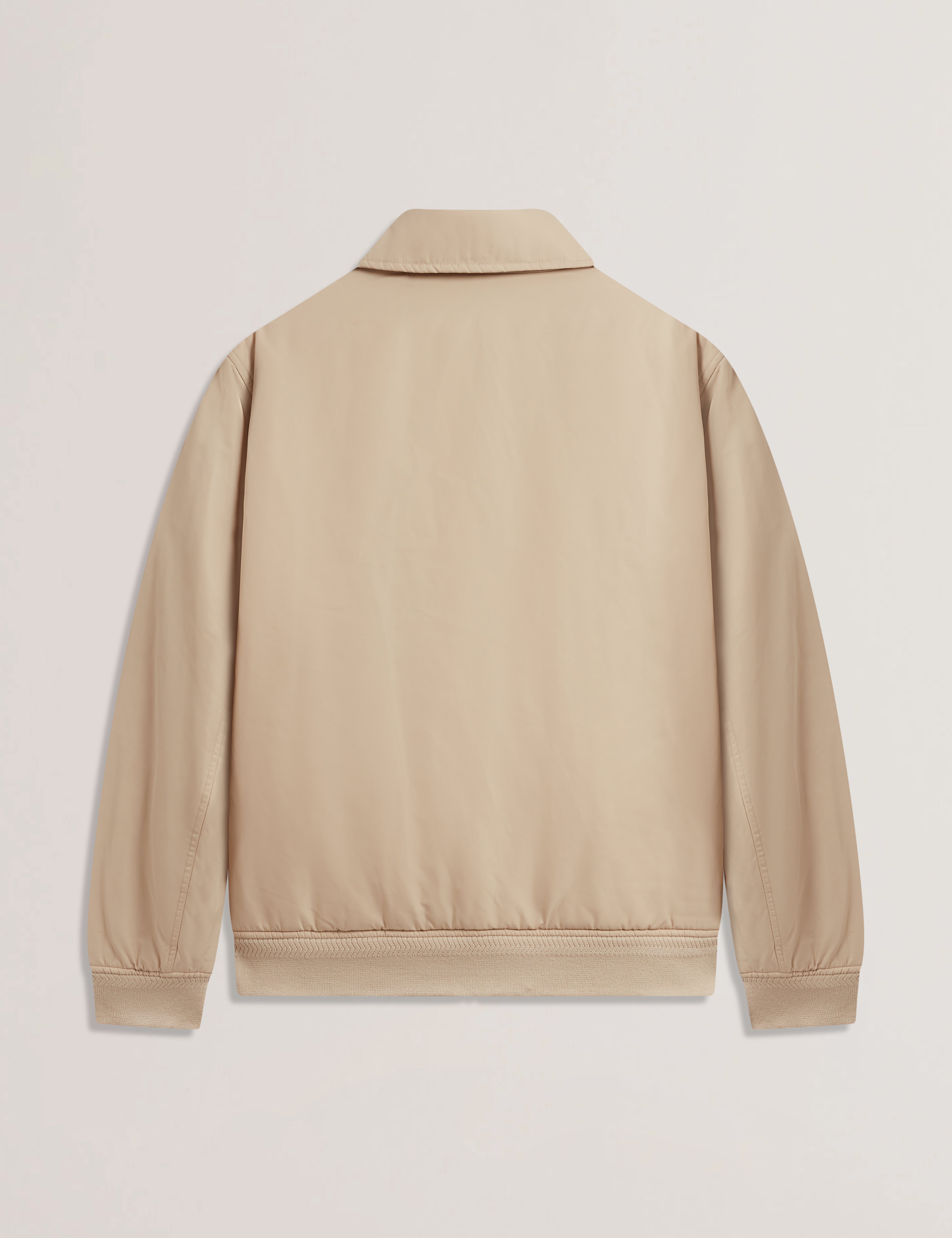 Avitore Bomber Removable Shearling Collar Taupe