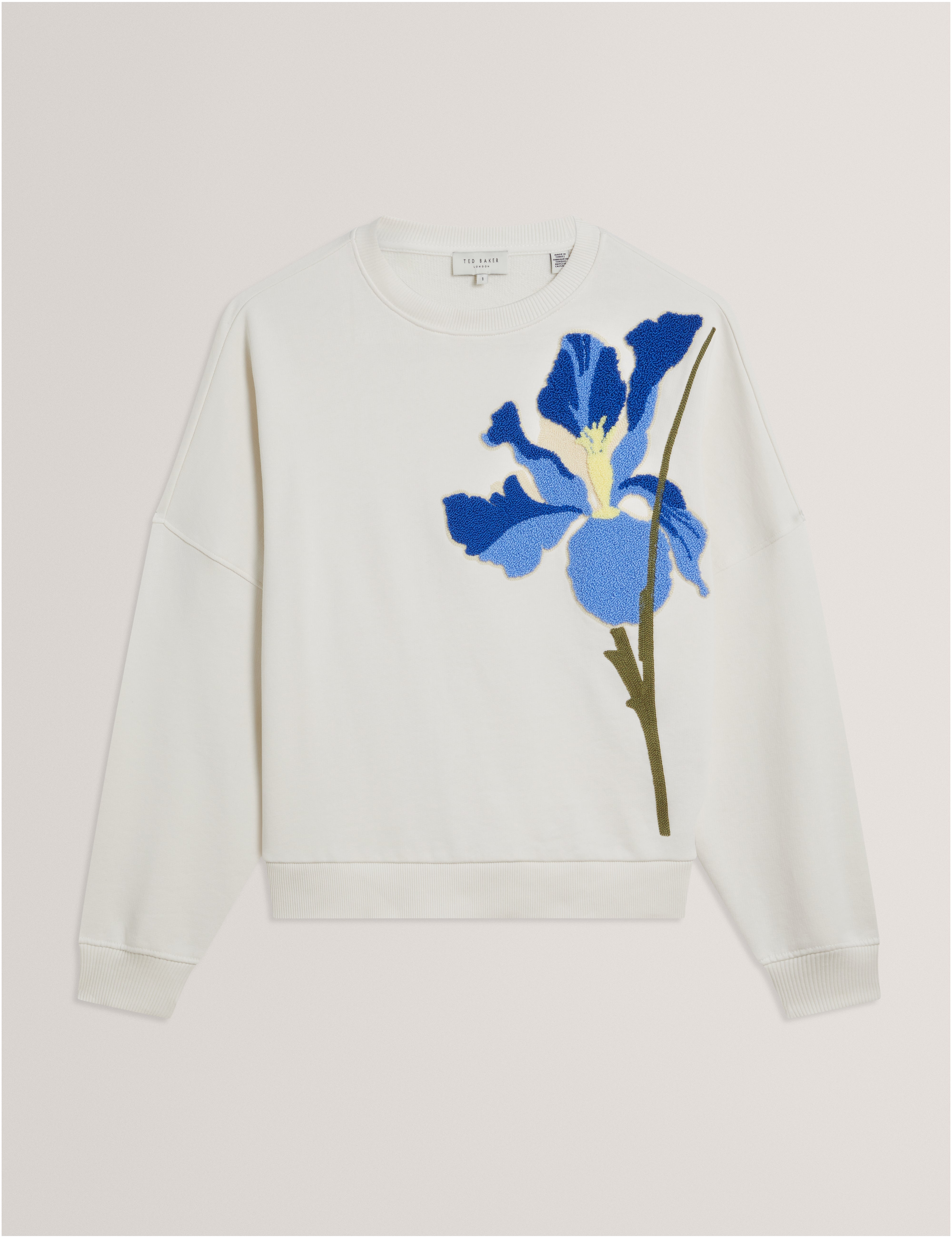 Sanderr Graphic Sweater White
