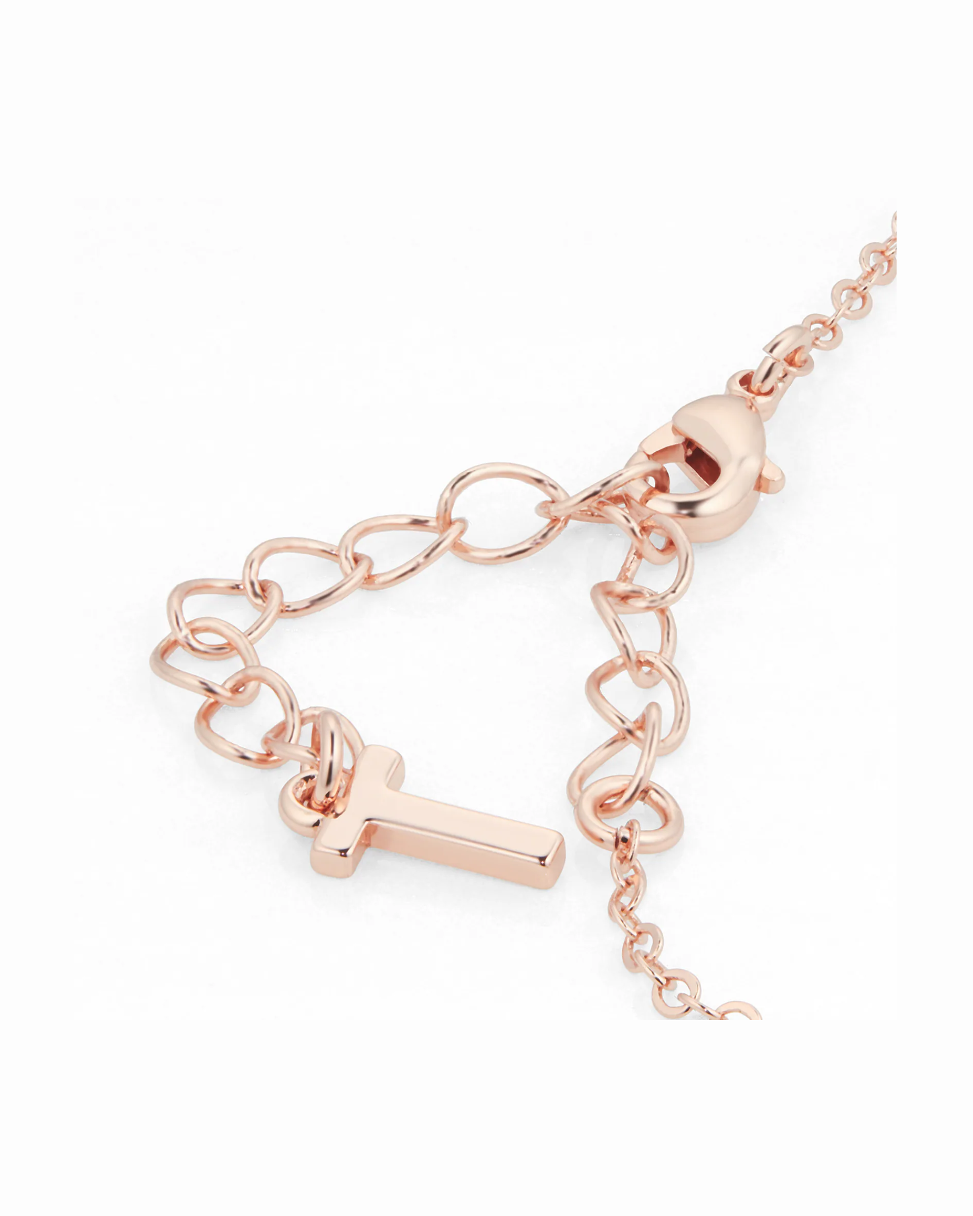 Buy Harsaa Tiny Heart Bracelet Rose Gold for Women