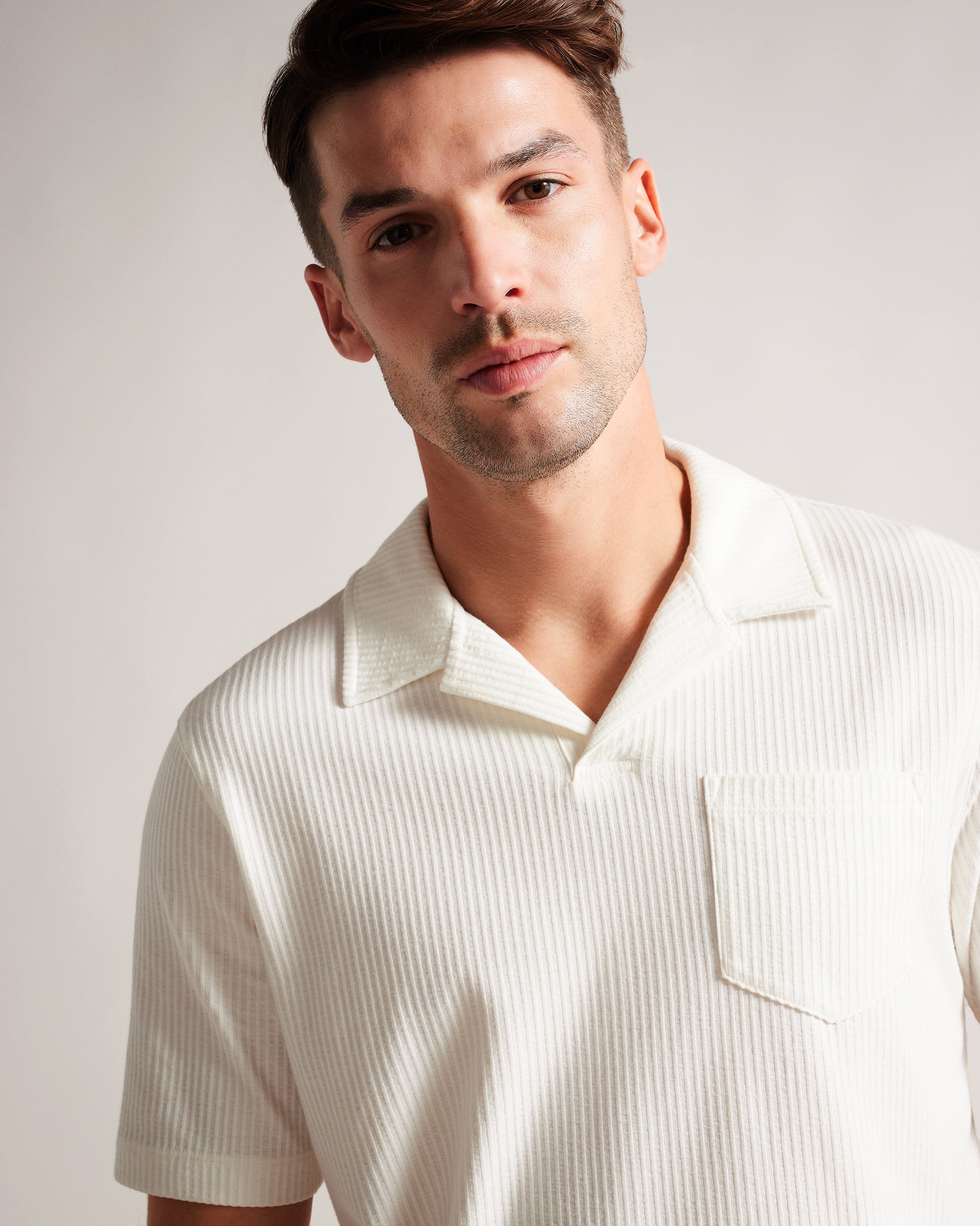 Arkes Ss Regular Fit Polo Shirt White