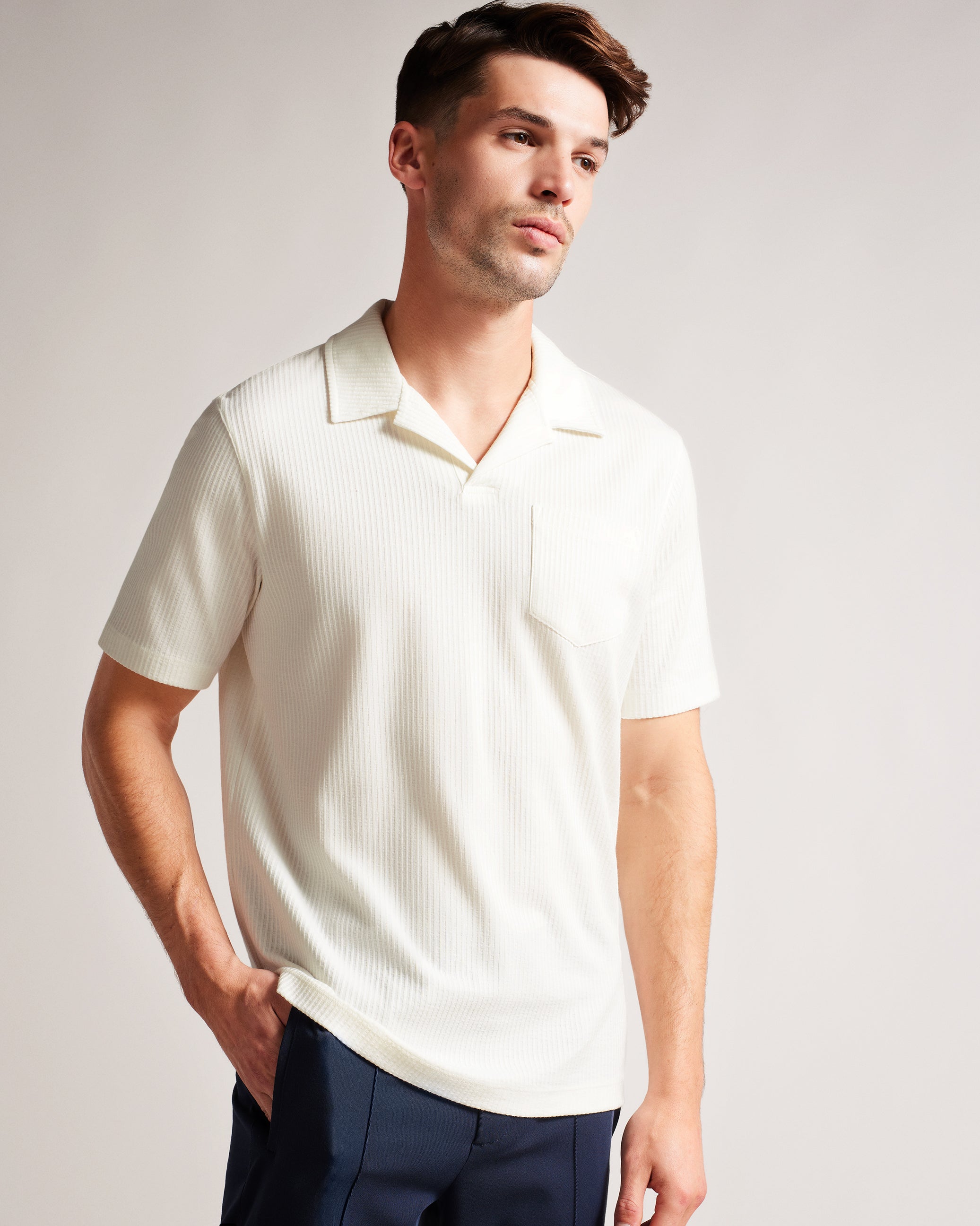 Arkes Ss Regular Fit Polo Shirt White